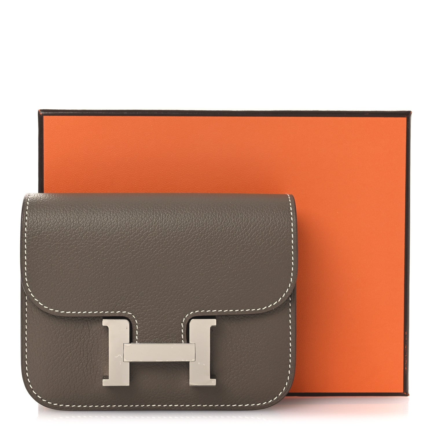 Evercolor Constance Slim Wallet Etoupe