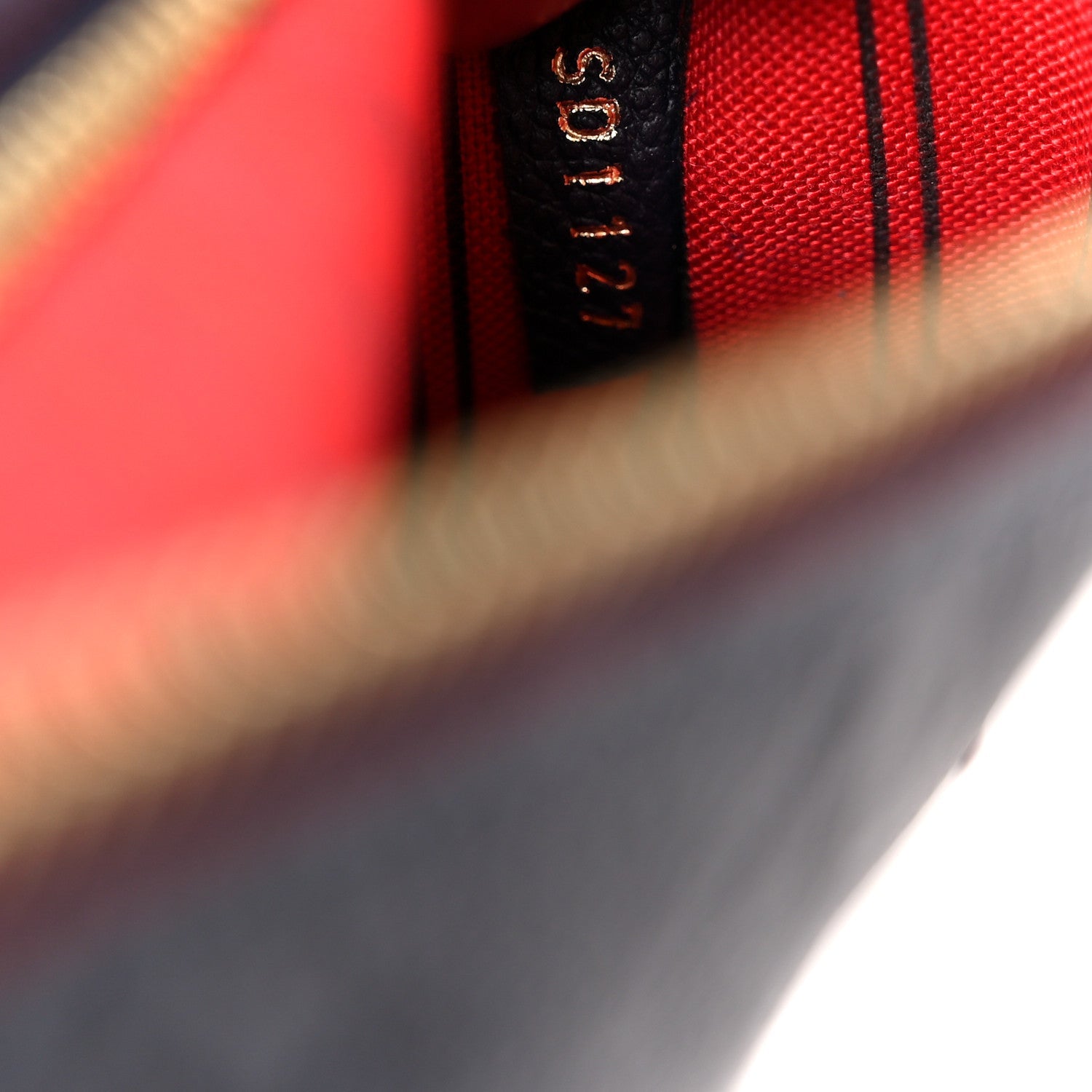 Empreinte Pochette Metis Marine Rouge
