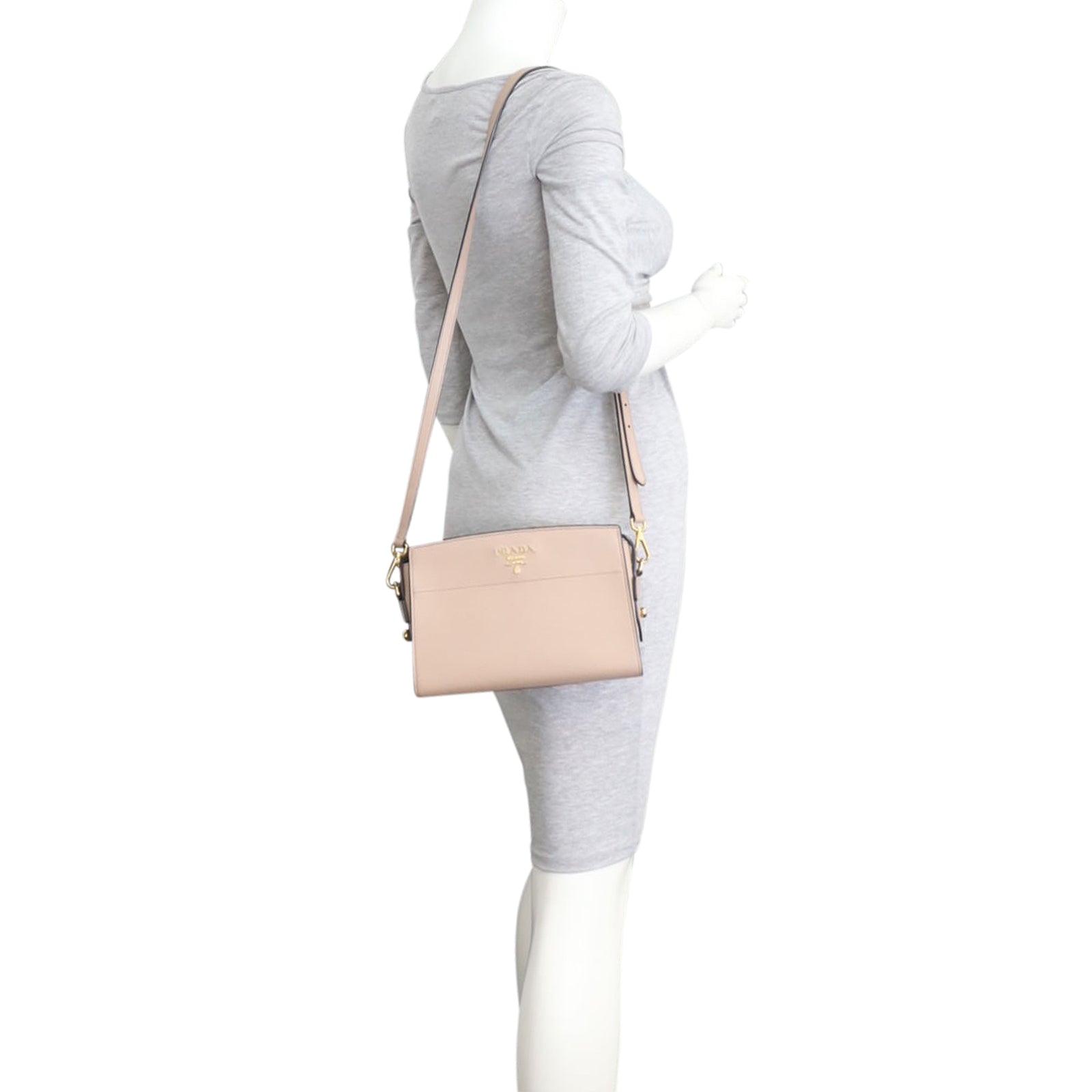 Prada Bibliotheque Saffiano Crossbody Bag