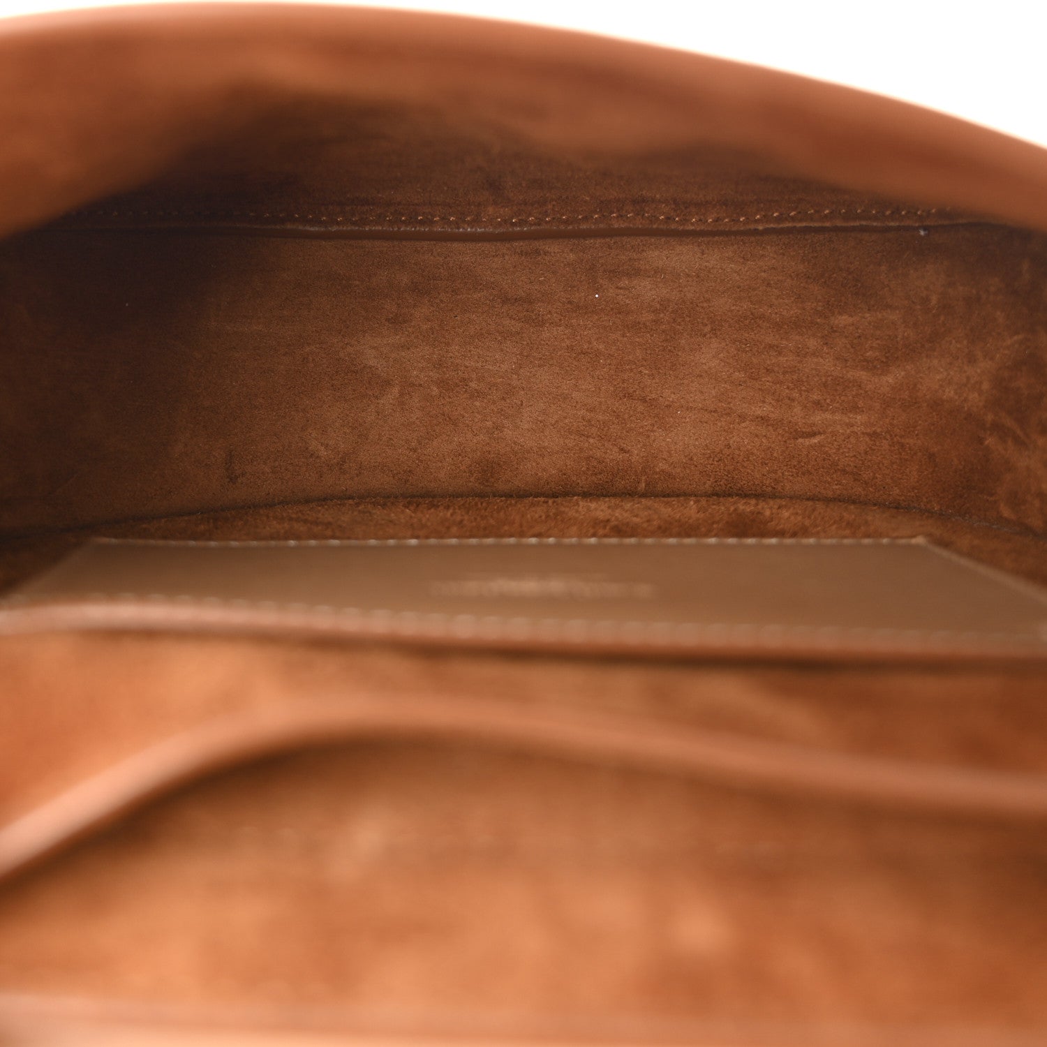Smooth Vintage Calfskin Small Kaia Satchel Brown Gold