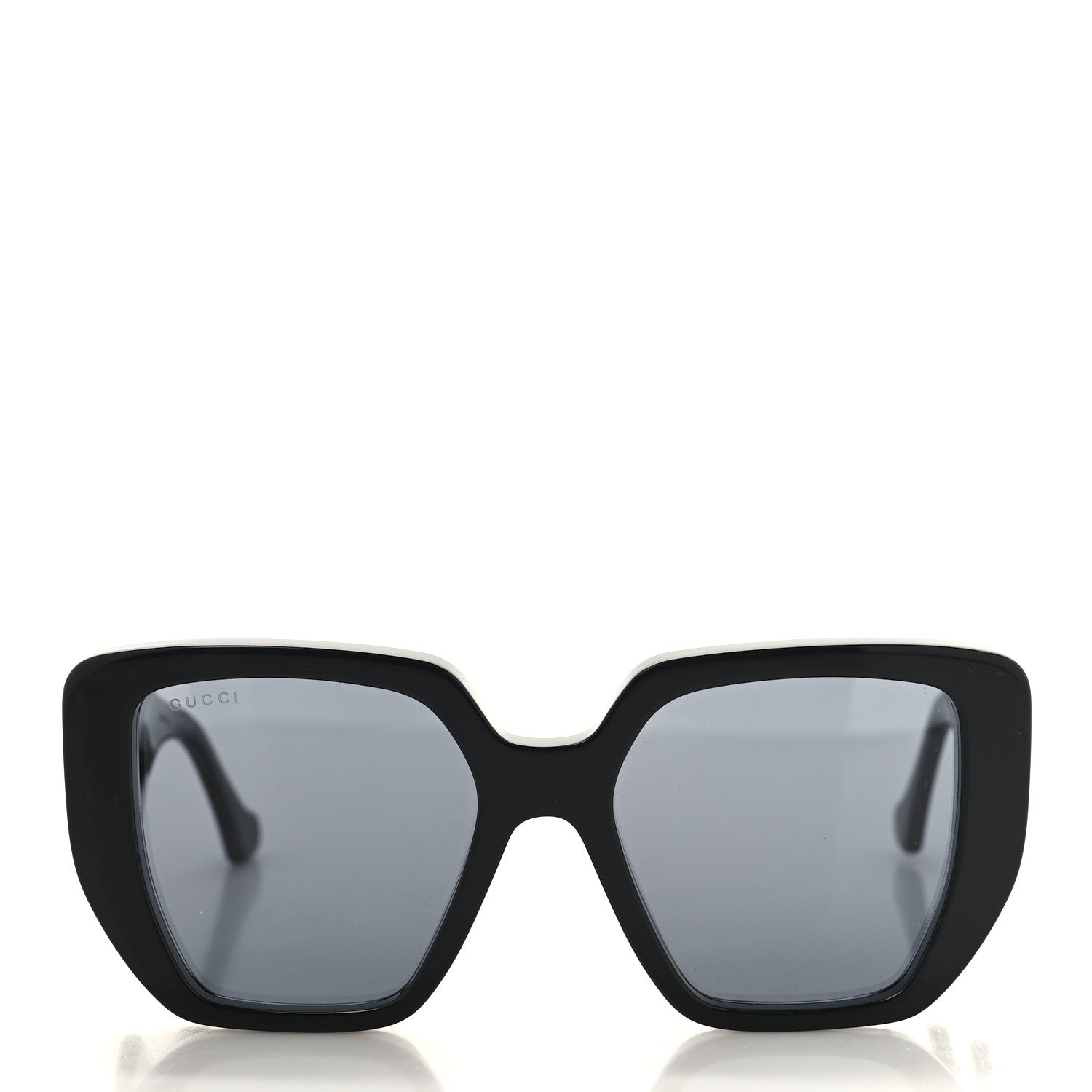 Acetate Square Frame Sunglasses GG0956S Black
