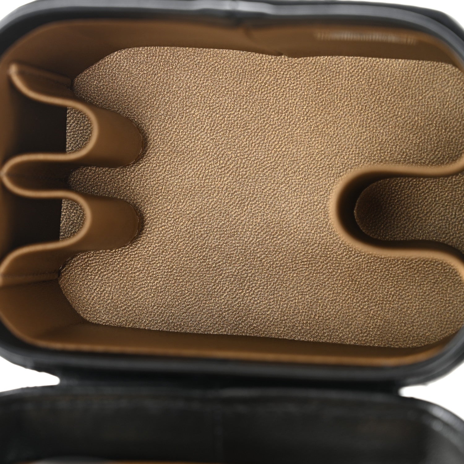 Lambskin Quilted Vanity Clutch With Chain Black