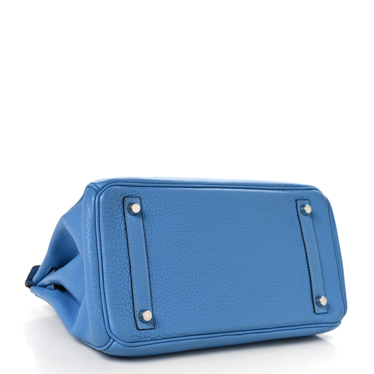 Taurillon Clemence Birkin 30 Bleu Paradis