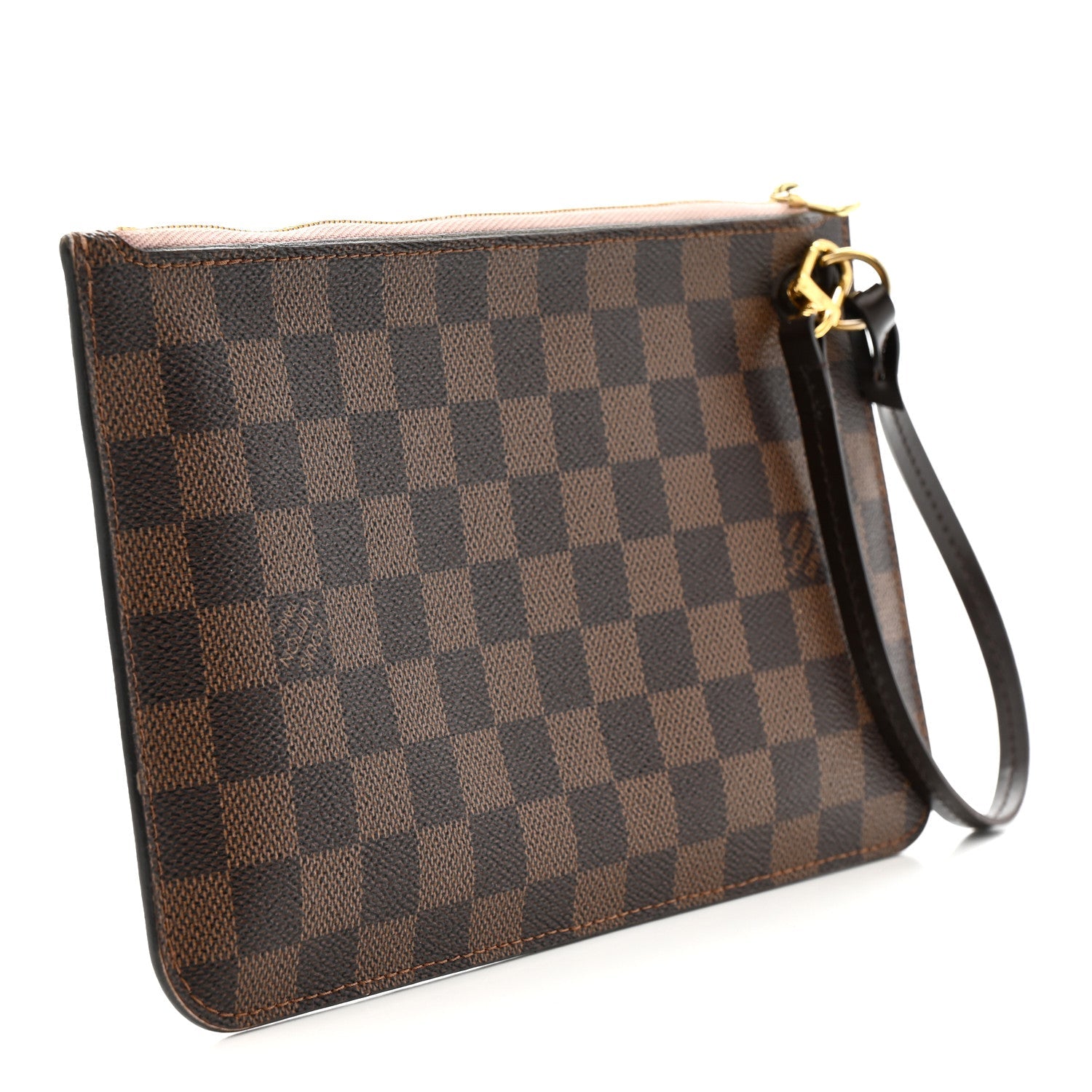 Damier Ebene Neverfull MM GM Pochette Rose Ballerine