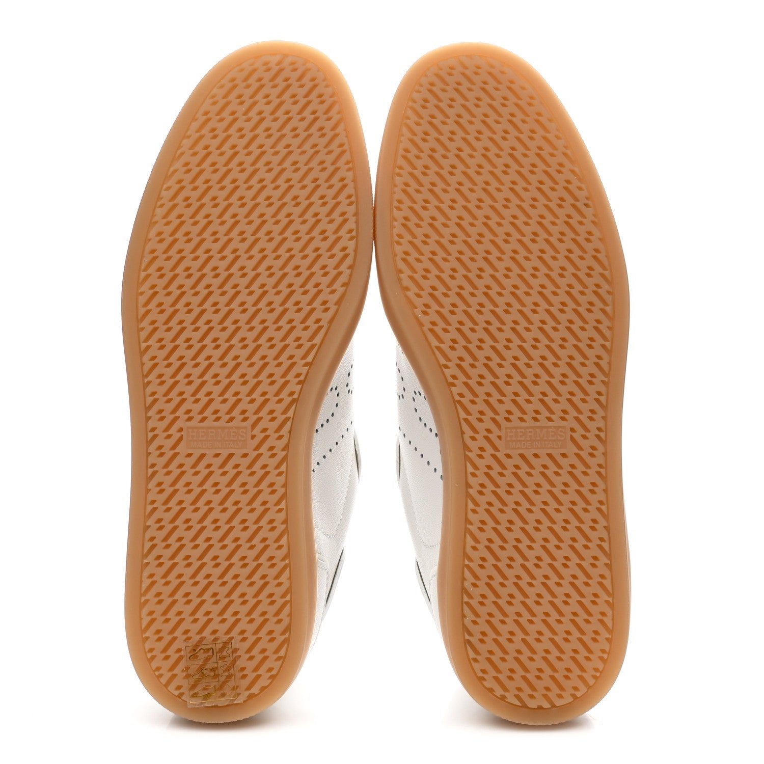 Sport Goatskin Calfskin Match Sneakers 38.5 White