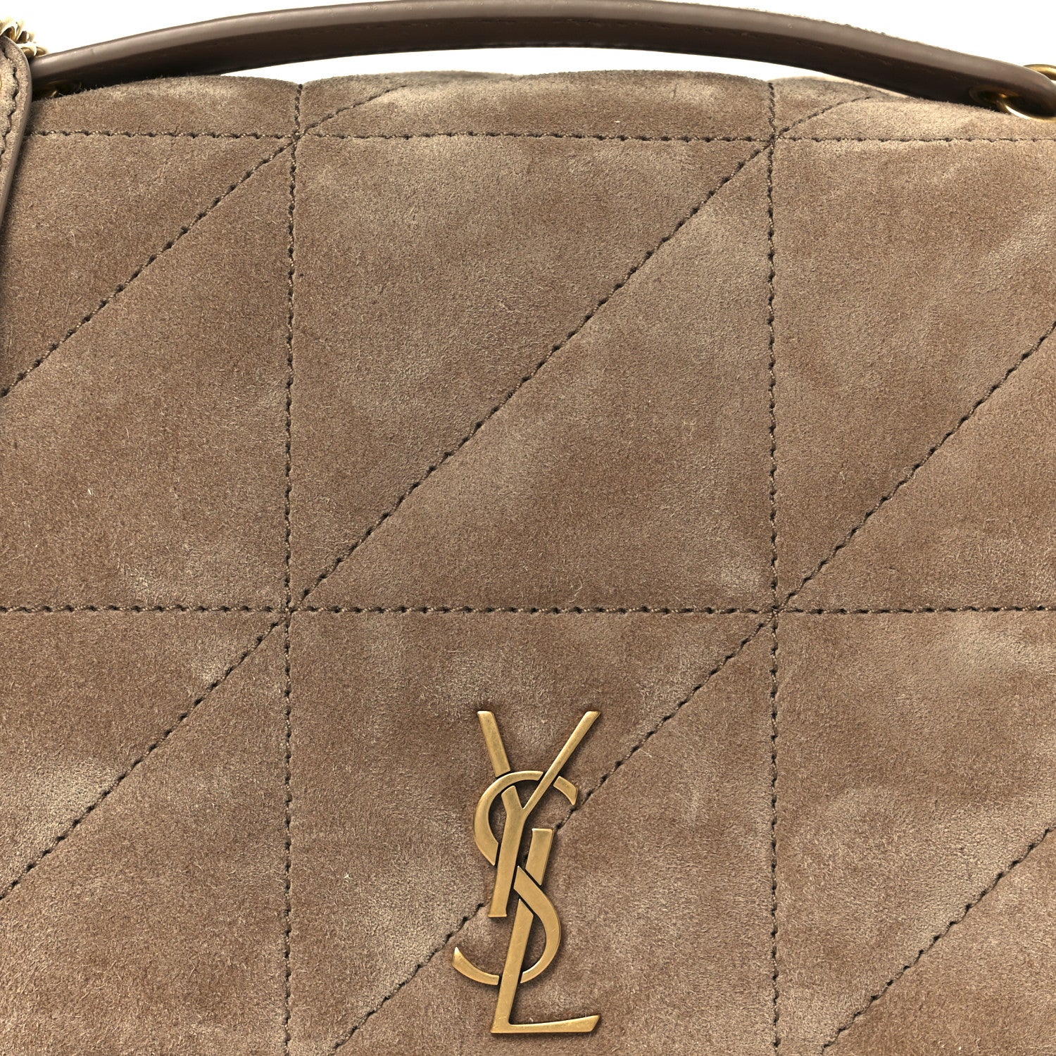 Suede Matelasse Monogram Mini Jamie 4.3 Whisper Pink