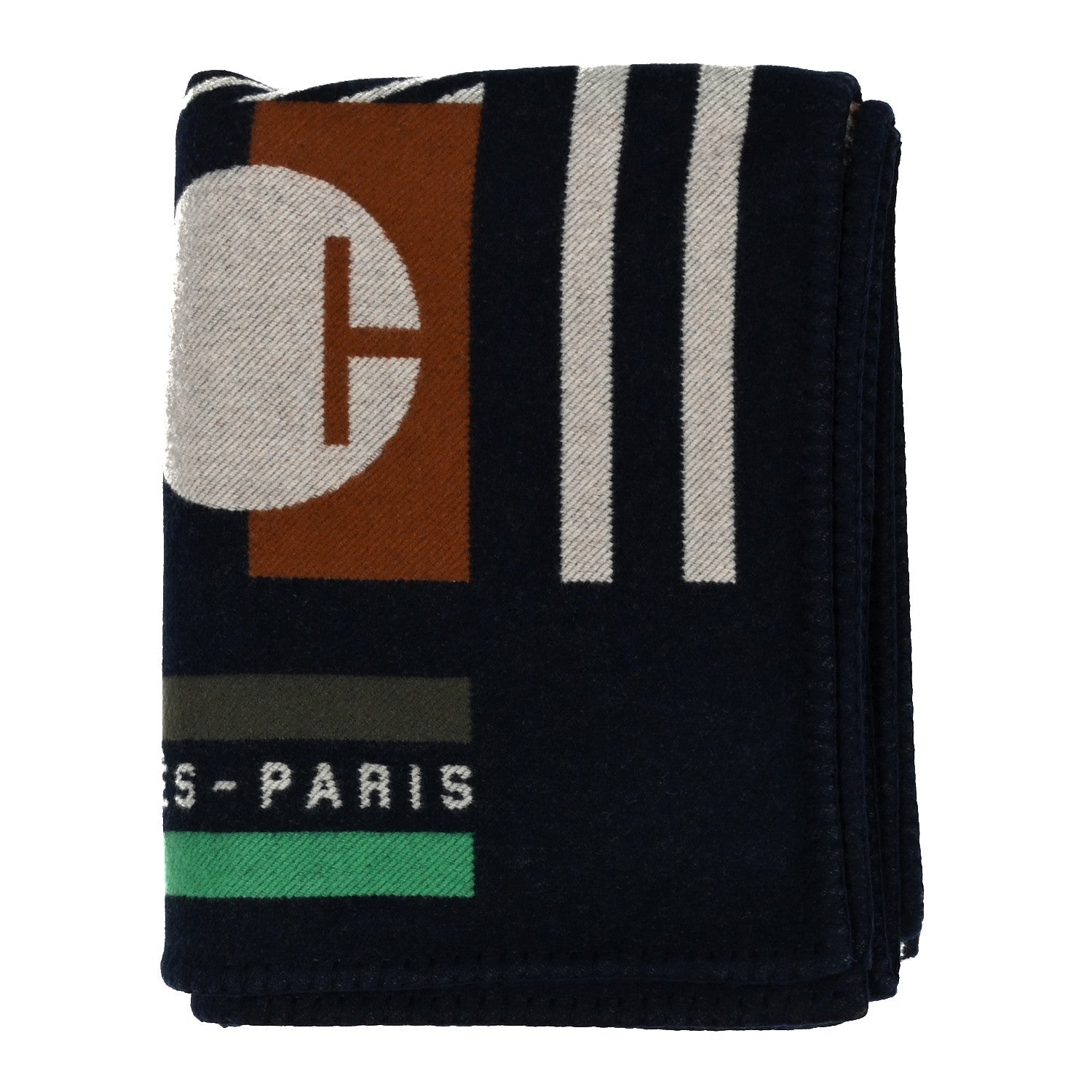 Wool Cashmere Avalon Enigmatic Blanket Navy