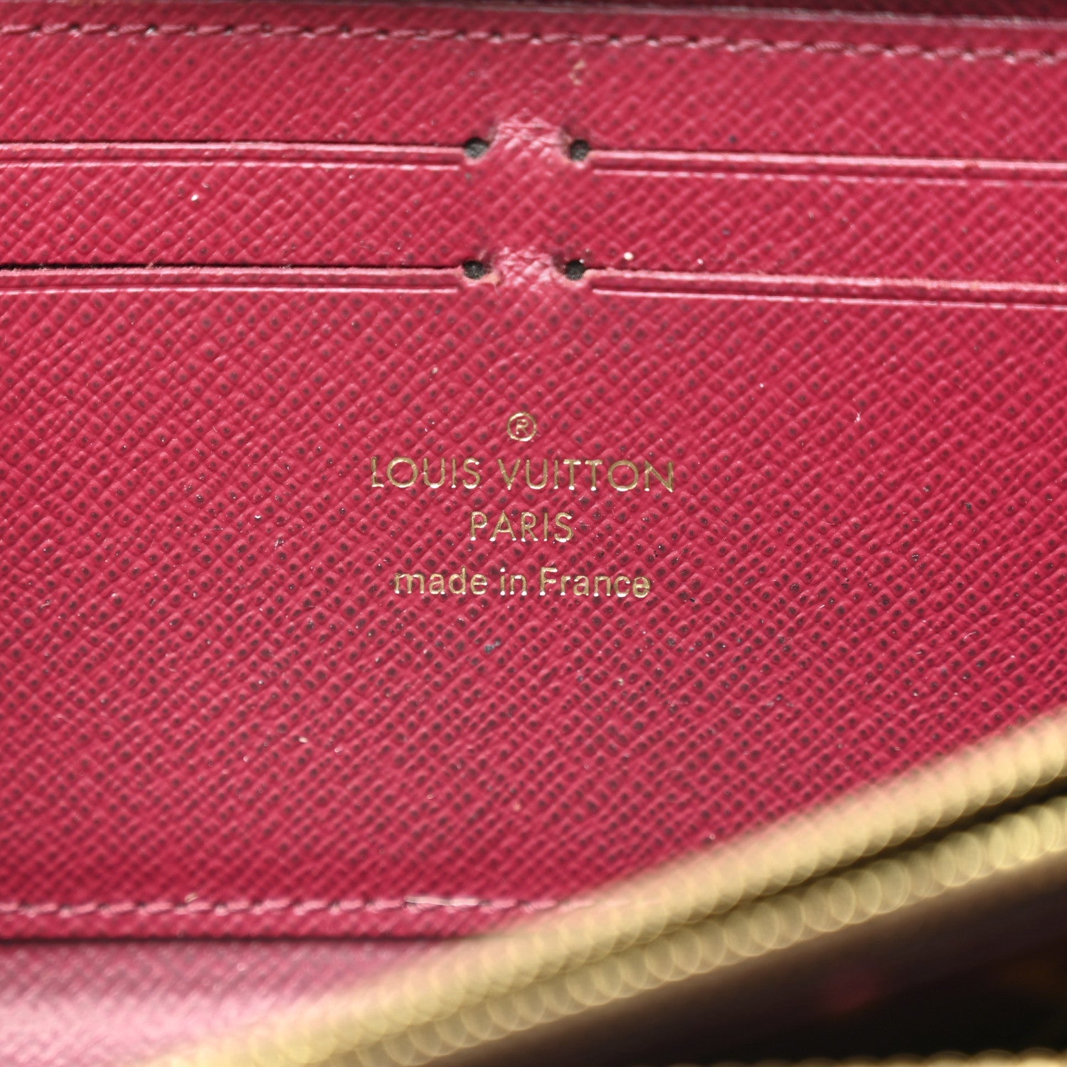 Monogram Clemence Wallet Fuchsia