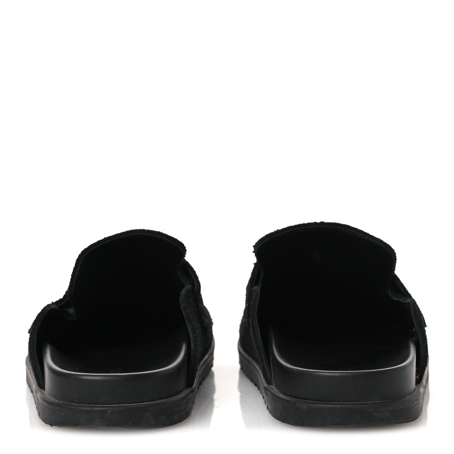 Suede Calfskin Go Mules 37 Black