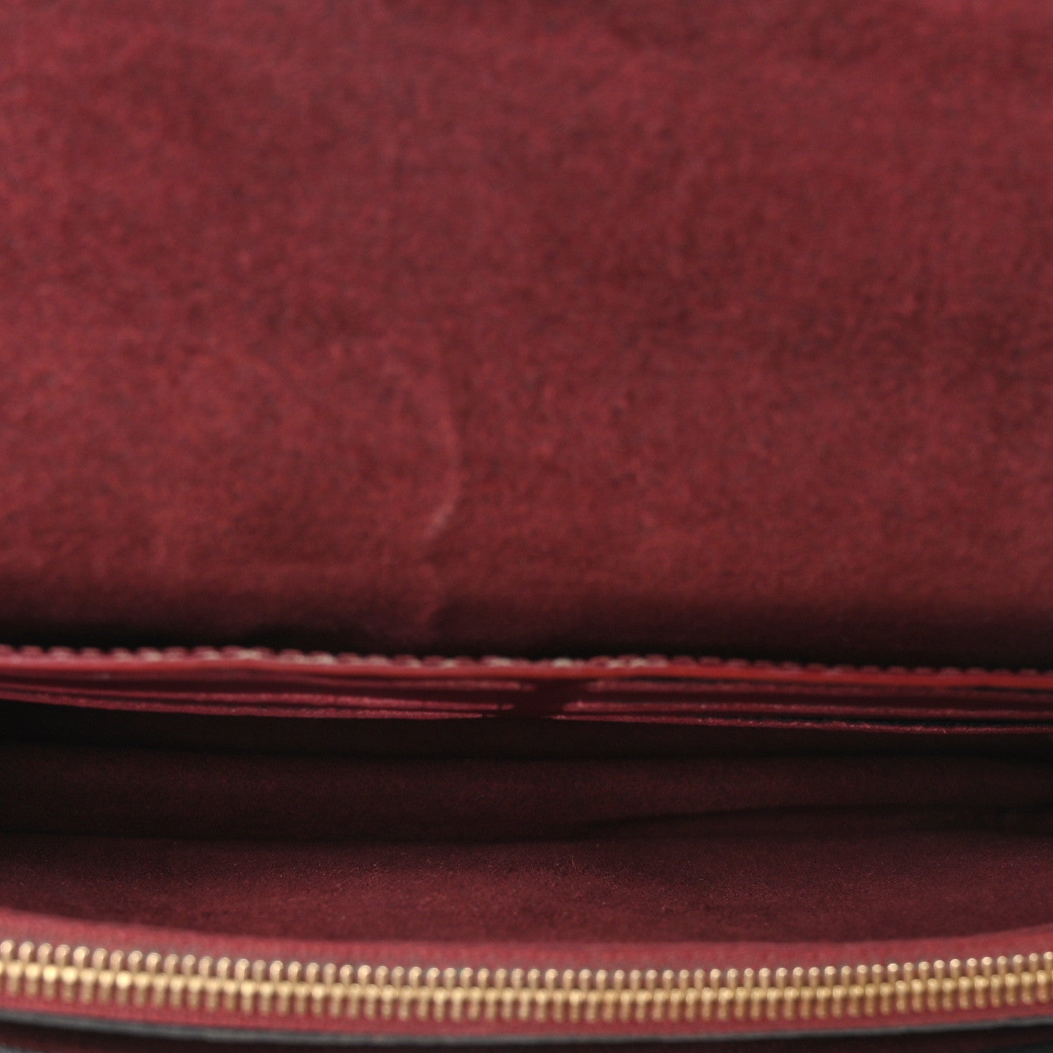 Damier Ebene Vavin Chain Wallet Red