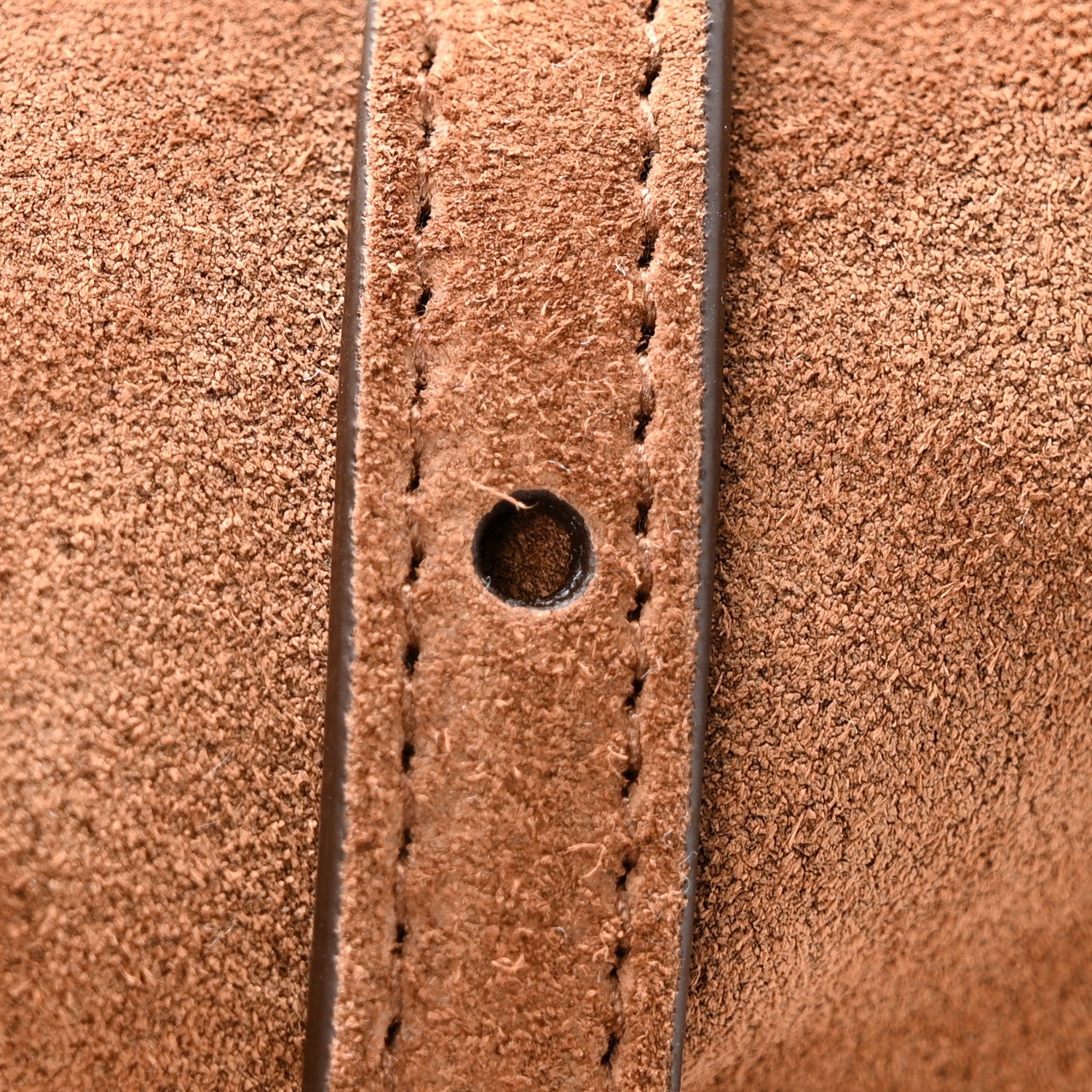 Suede Triangle Medium Bonnie Shoulder Bag Cacao