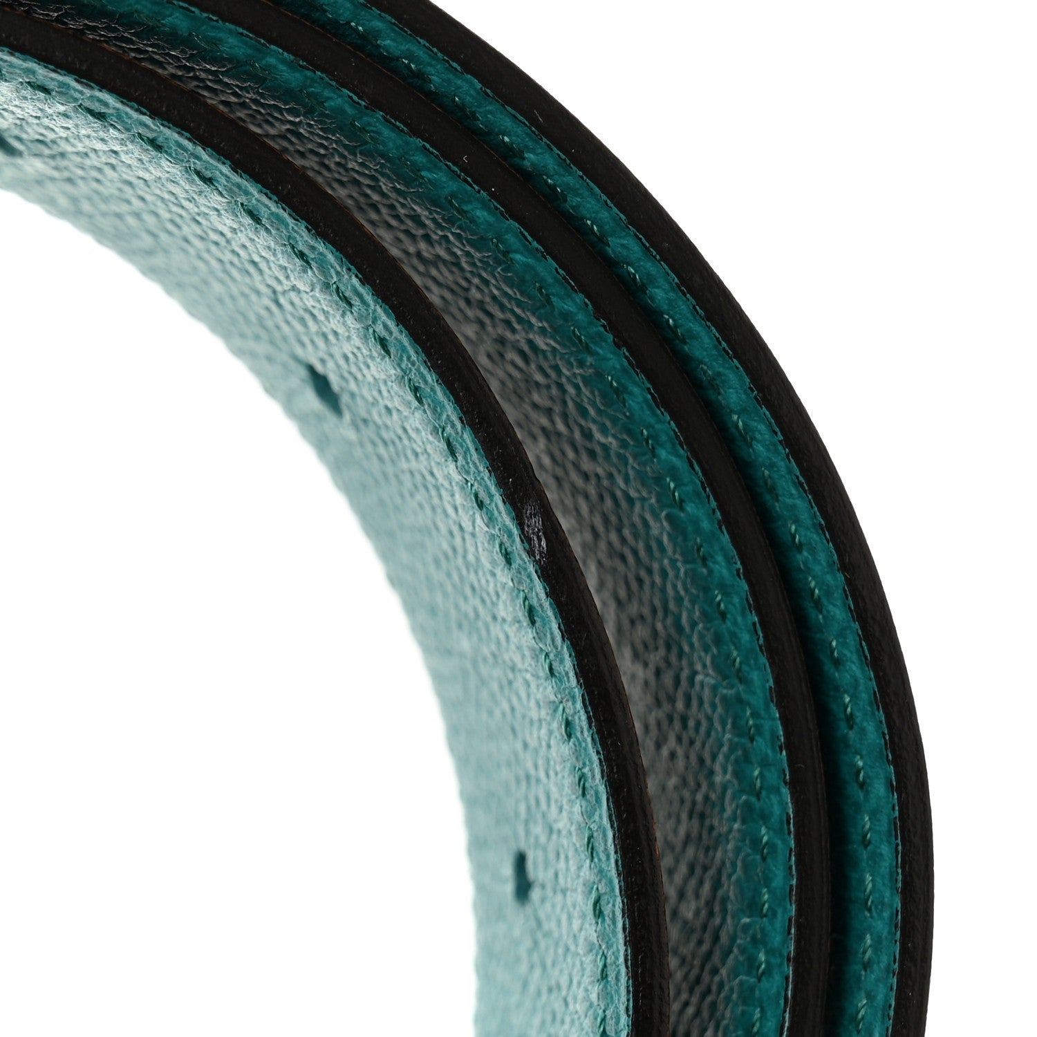 Swift Epsom 32mm H Belt 85 34 Gold Bleu Paon