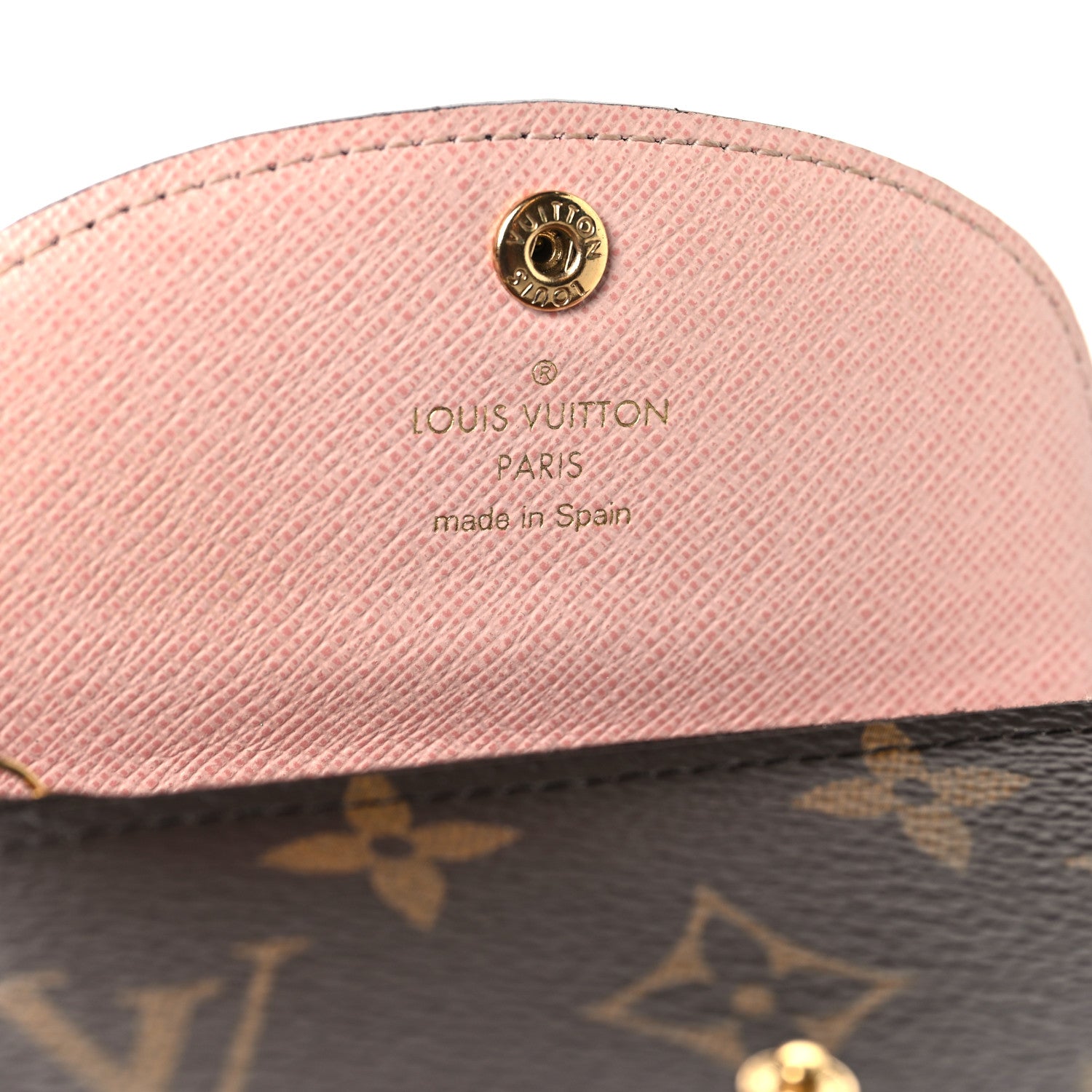 Monogram Rosalie Coin Purse Rose Ballerine