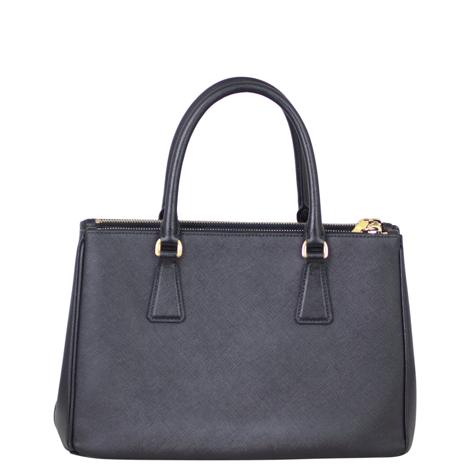 Prada Saffiano Lux Galleria Double Zip Tote Small