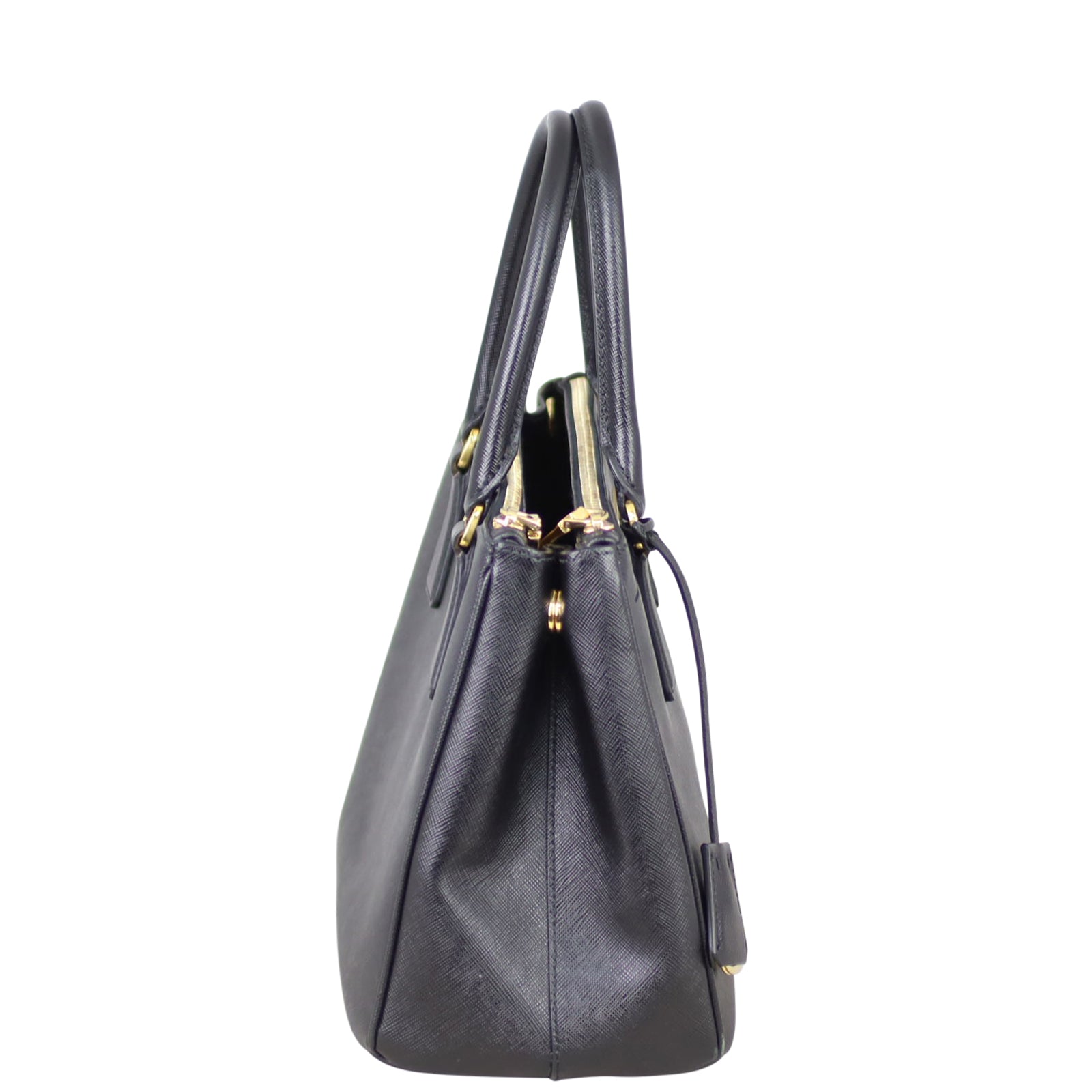 Prada Saffiano Lux Galleria Double Zip Tote Small