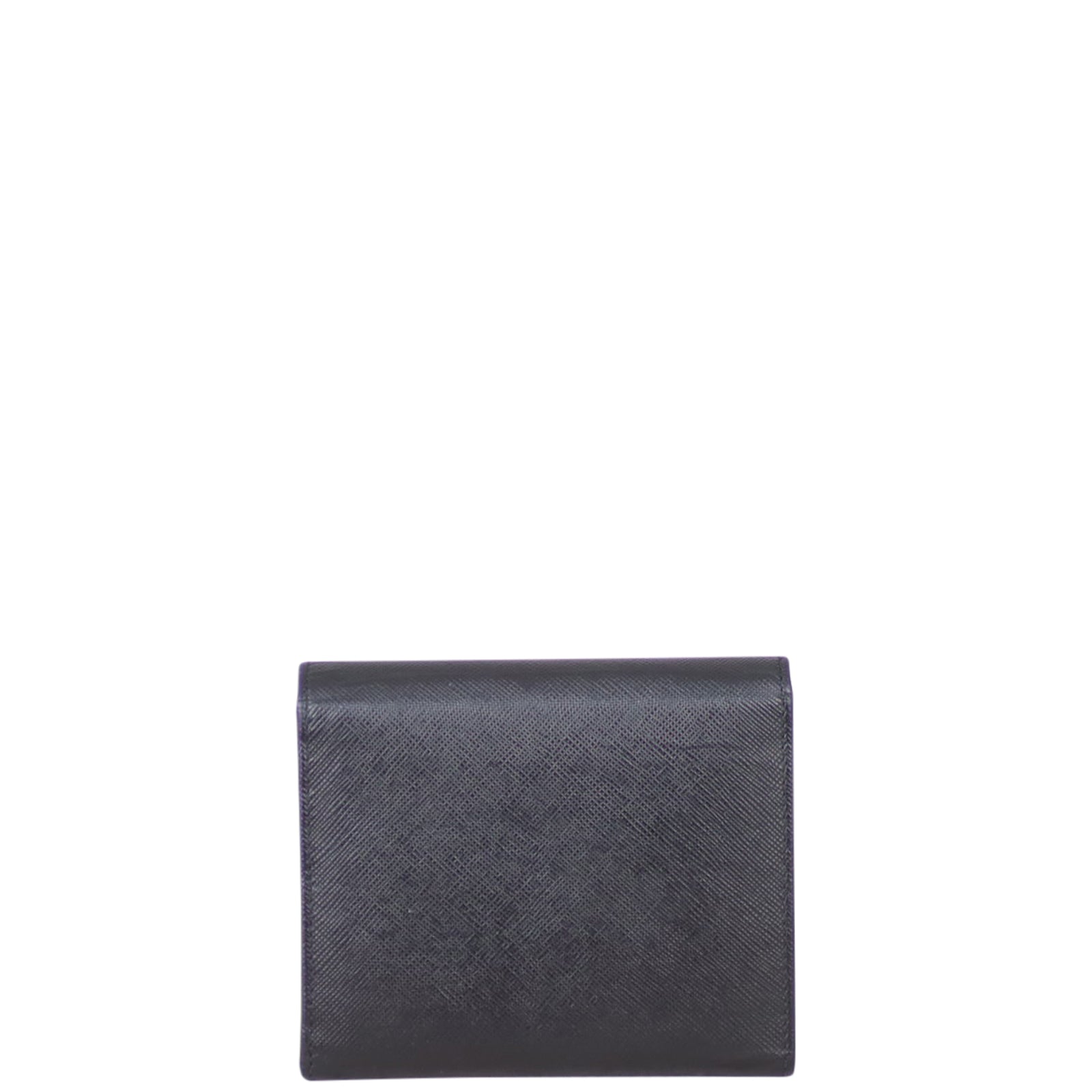 Prada Saffiano Metal Compact Wallet