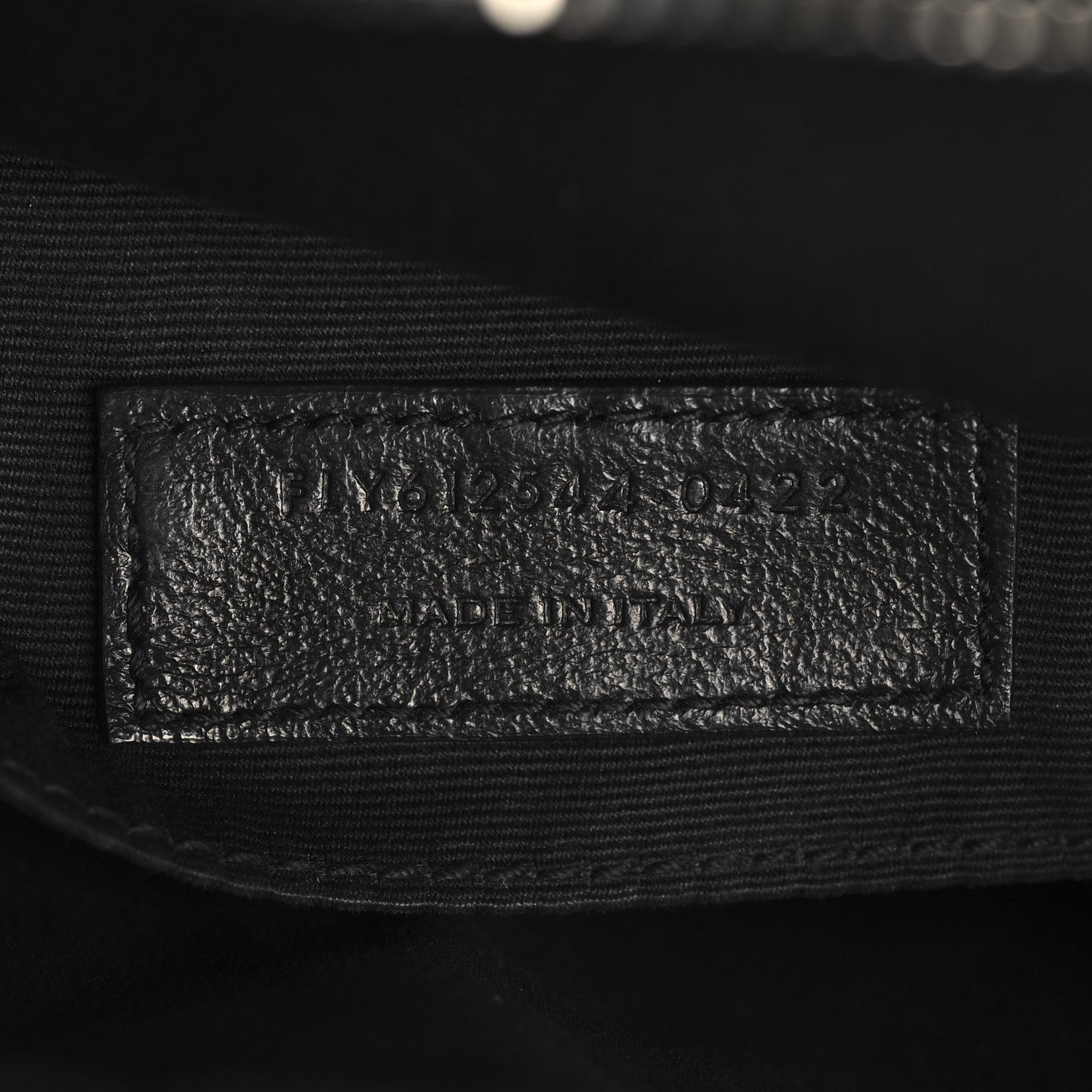 Calfskin Matelasse Monogram Lou Camera Bag Black