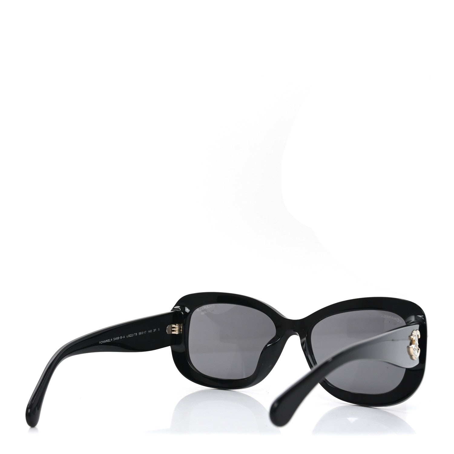 Acetate Polarized CC Sunglasses 5468-B-A Black
