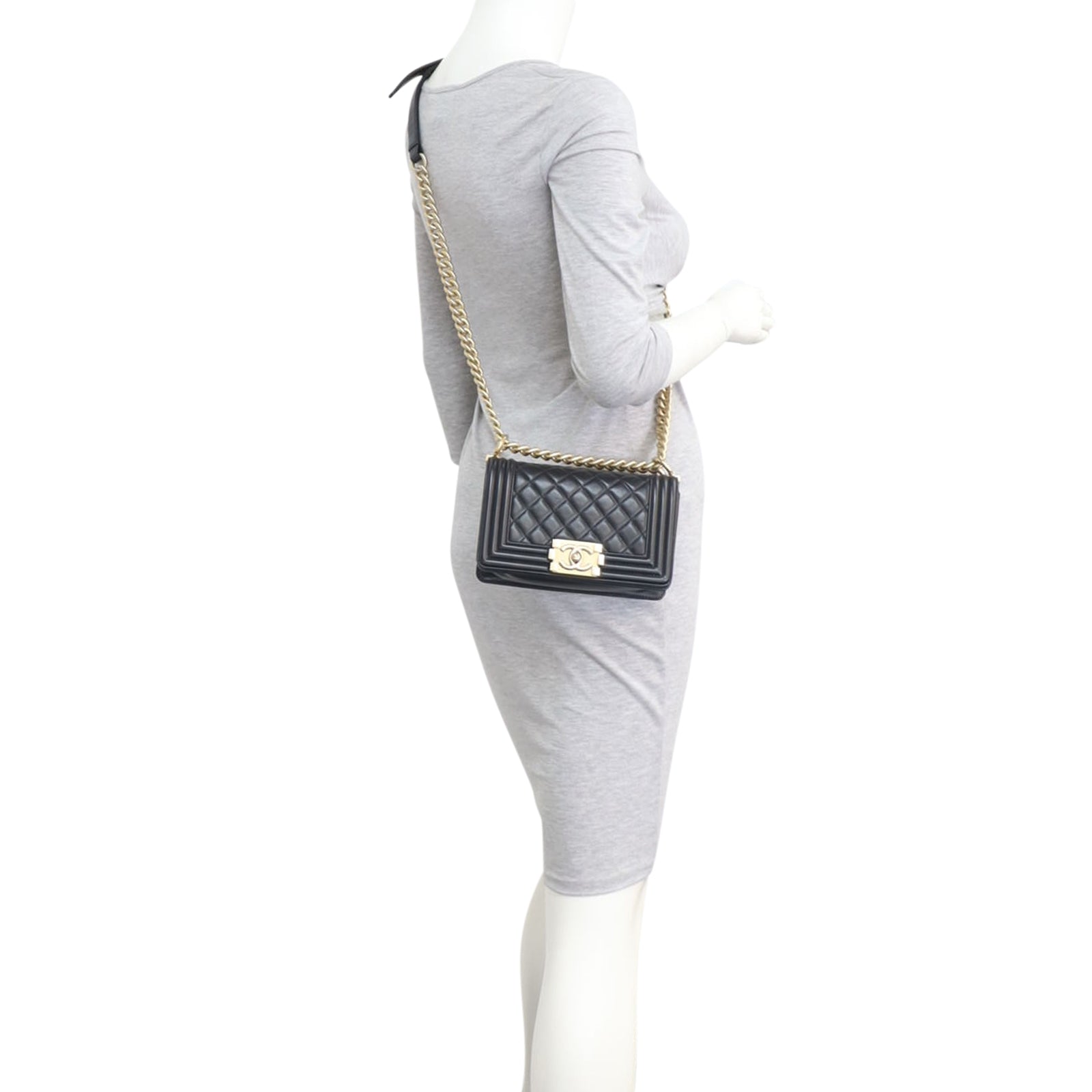 Chanel Boy Small | Black Lambskin
