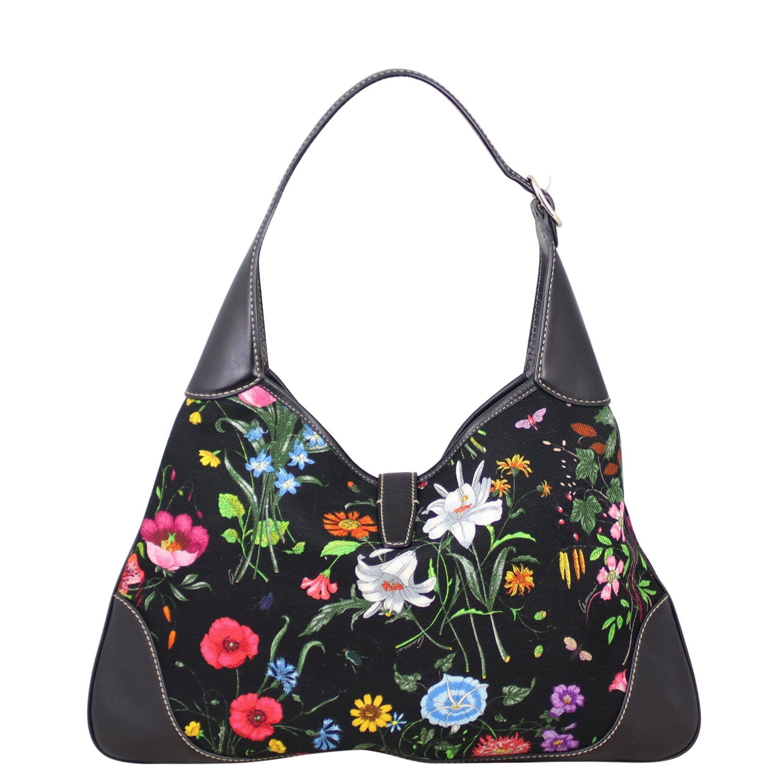 Gucci Jackie Flora O Bouvier Hobo