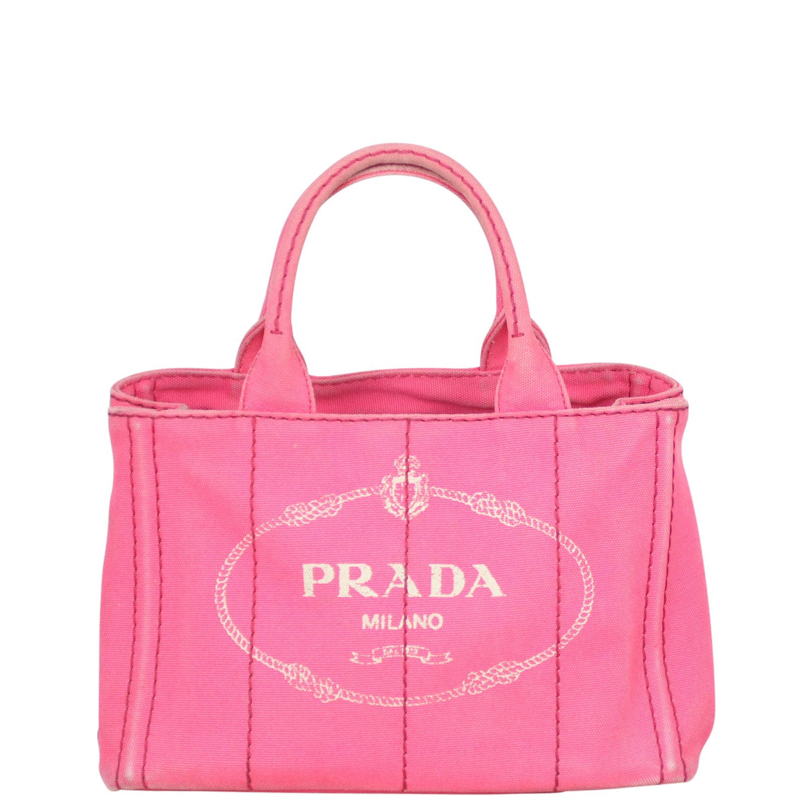Prada Canapa Logo Tote Small