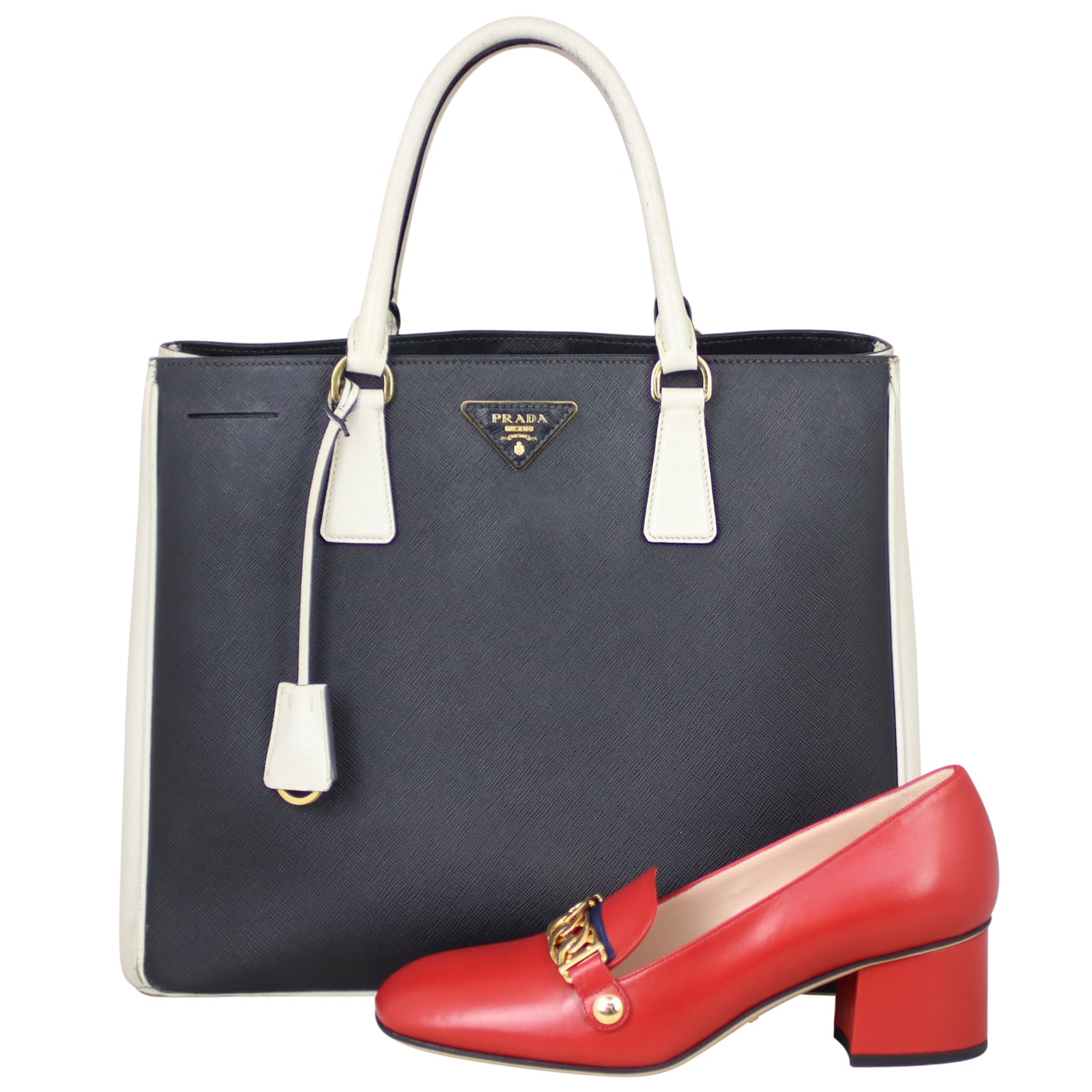 Prada Saffiano Lux Tote Medium