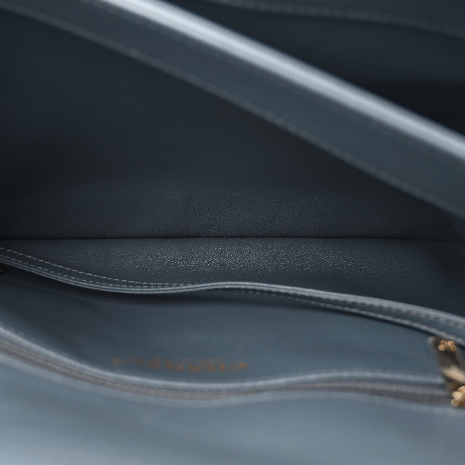 Lambskin Quilted Medium Trendy CC Flap Dual Handle Bag Dark Grey