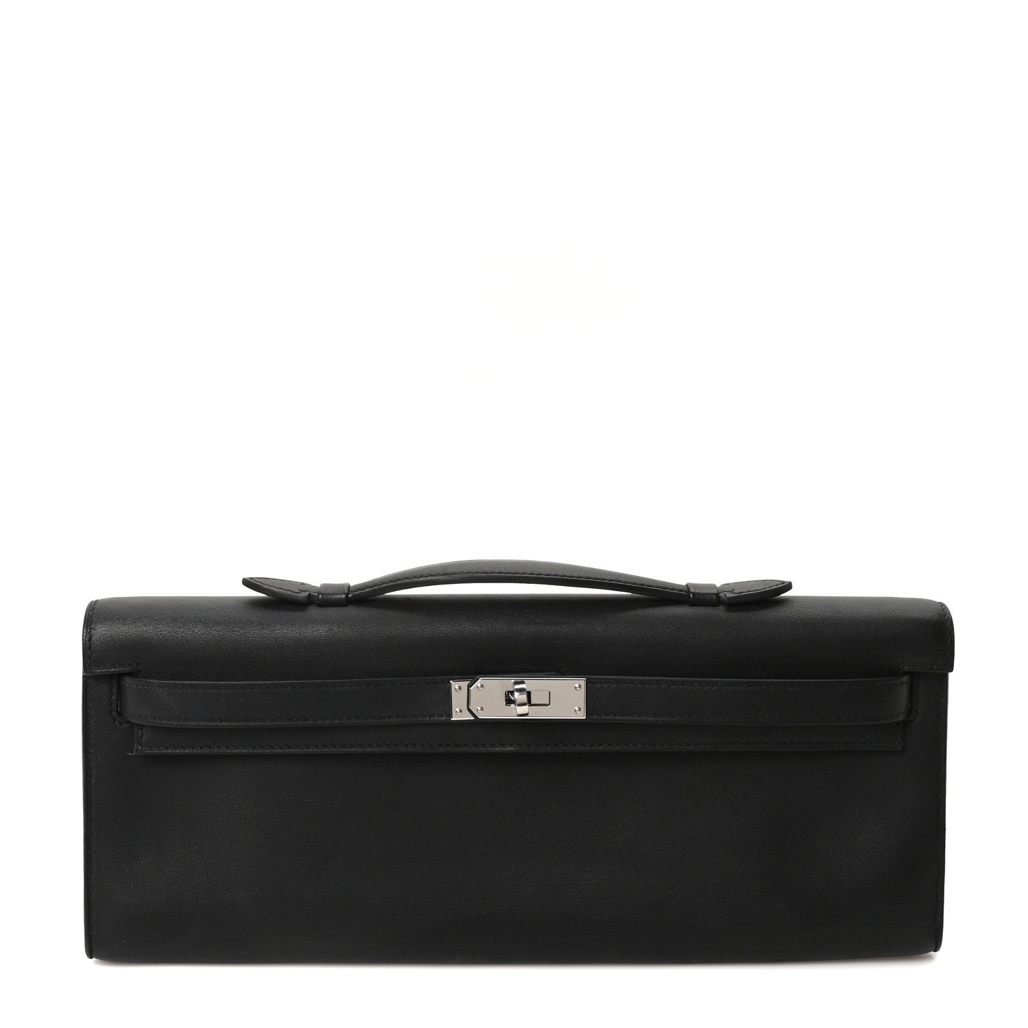 Swift Kelly Cut Clutch Pochette Black