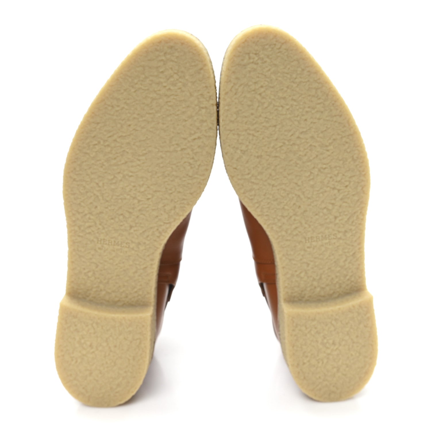 Heritage Calfskin Follow Ankle Boots 40.5 Naturel