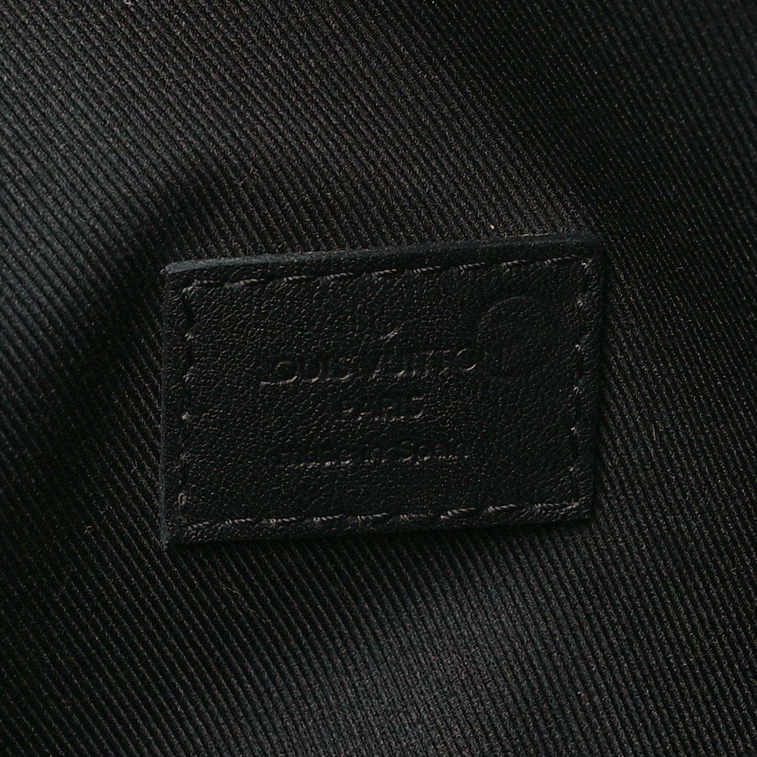 Calfskin Monogram Shadow Discovery Bumbag PM Black