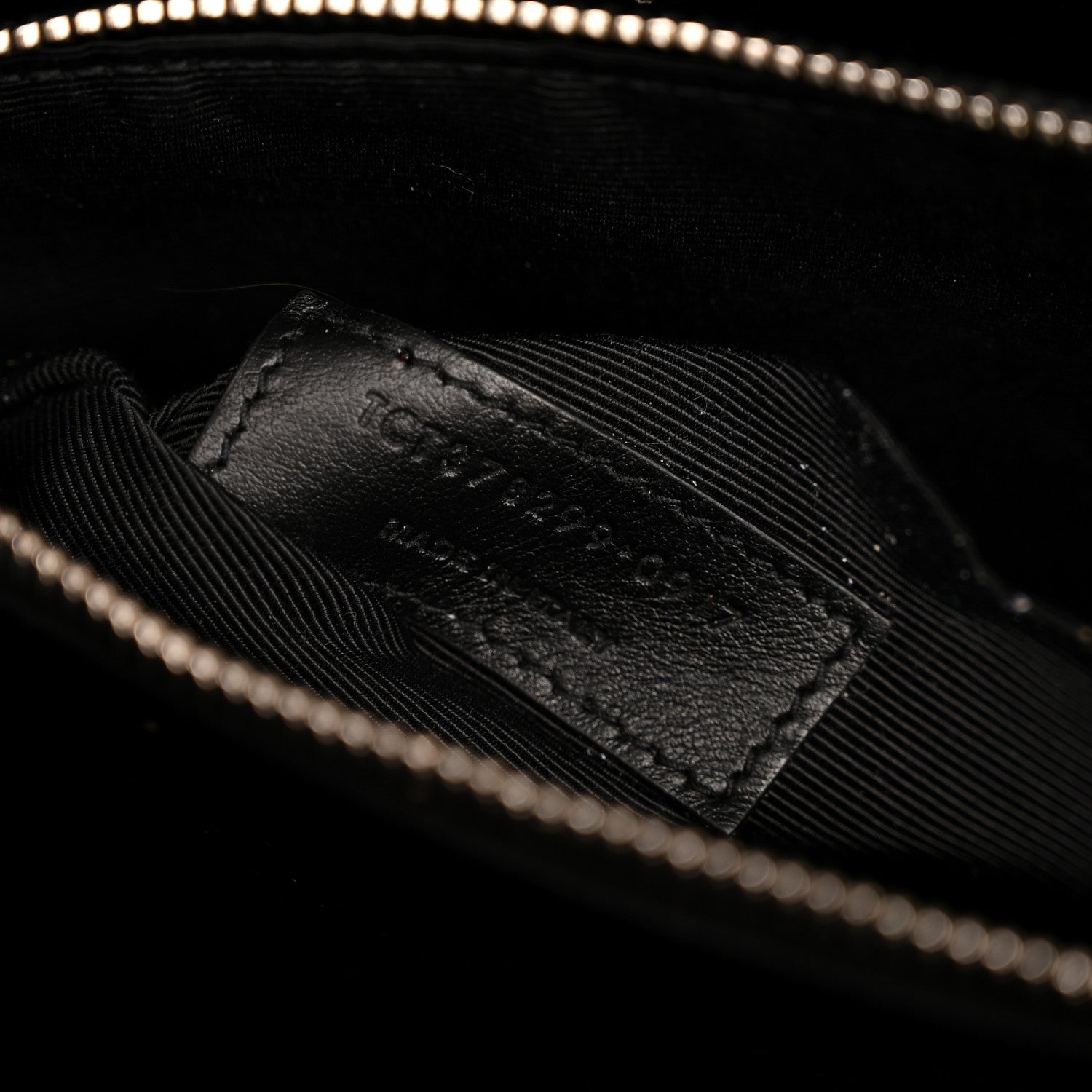 Grained Calfskin Small Sac De Jour Black