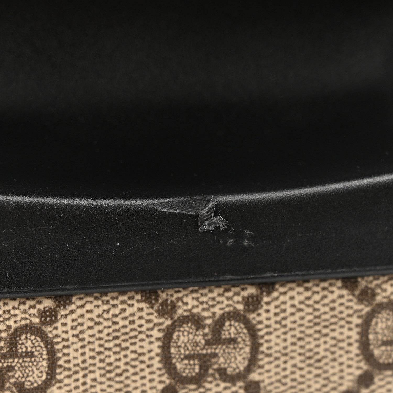 GG Supreme Monogram Calfskin Carry On Trolley Beige Ebony Black