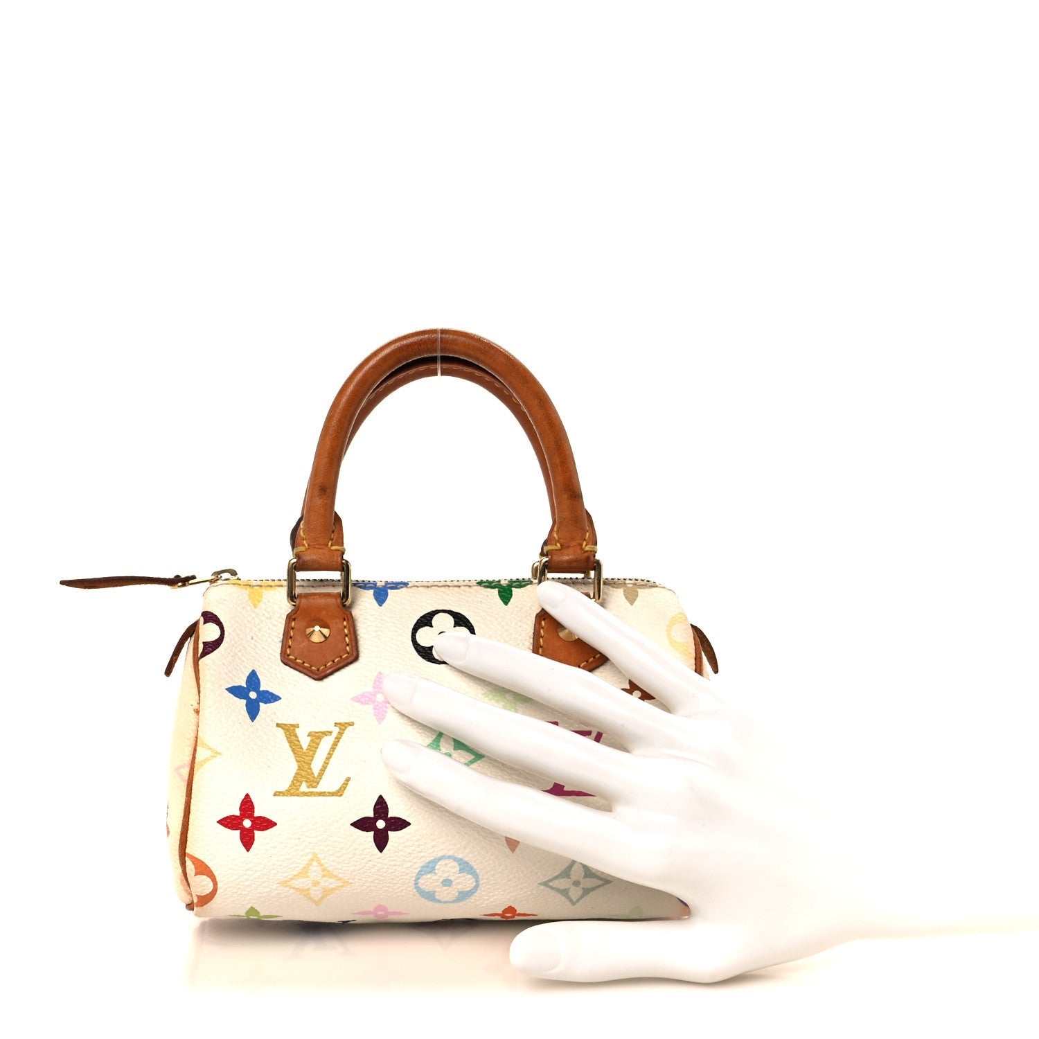 Monogram Multicolor Mini Sac HL Speedy White