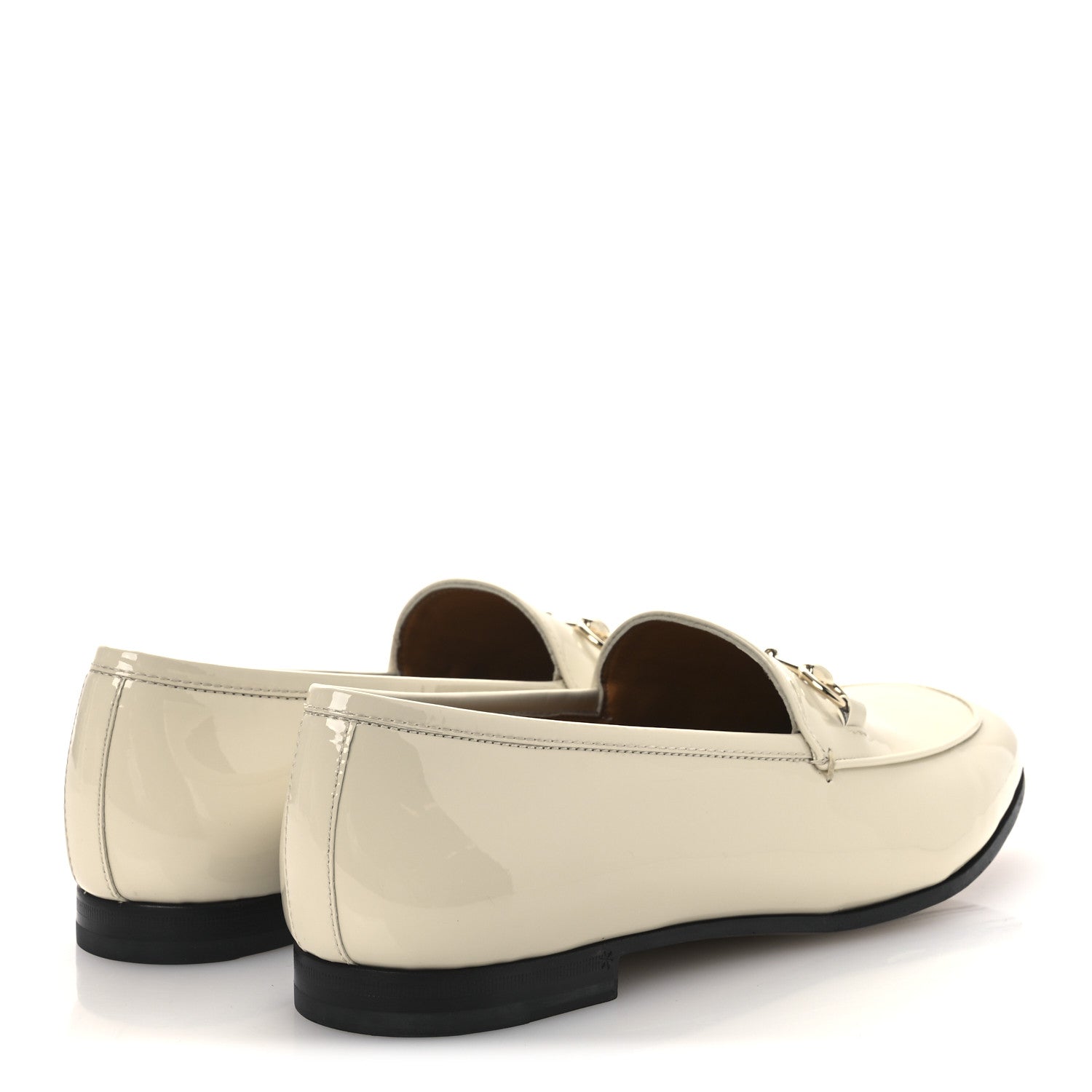 Patent Womens Jordaan Loafers 39.5 New Ivory