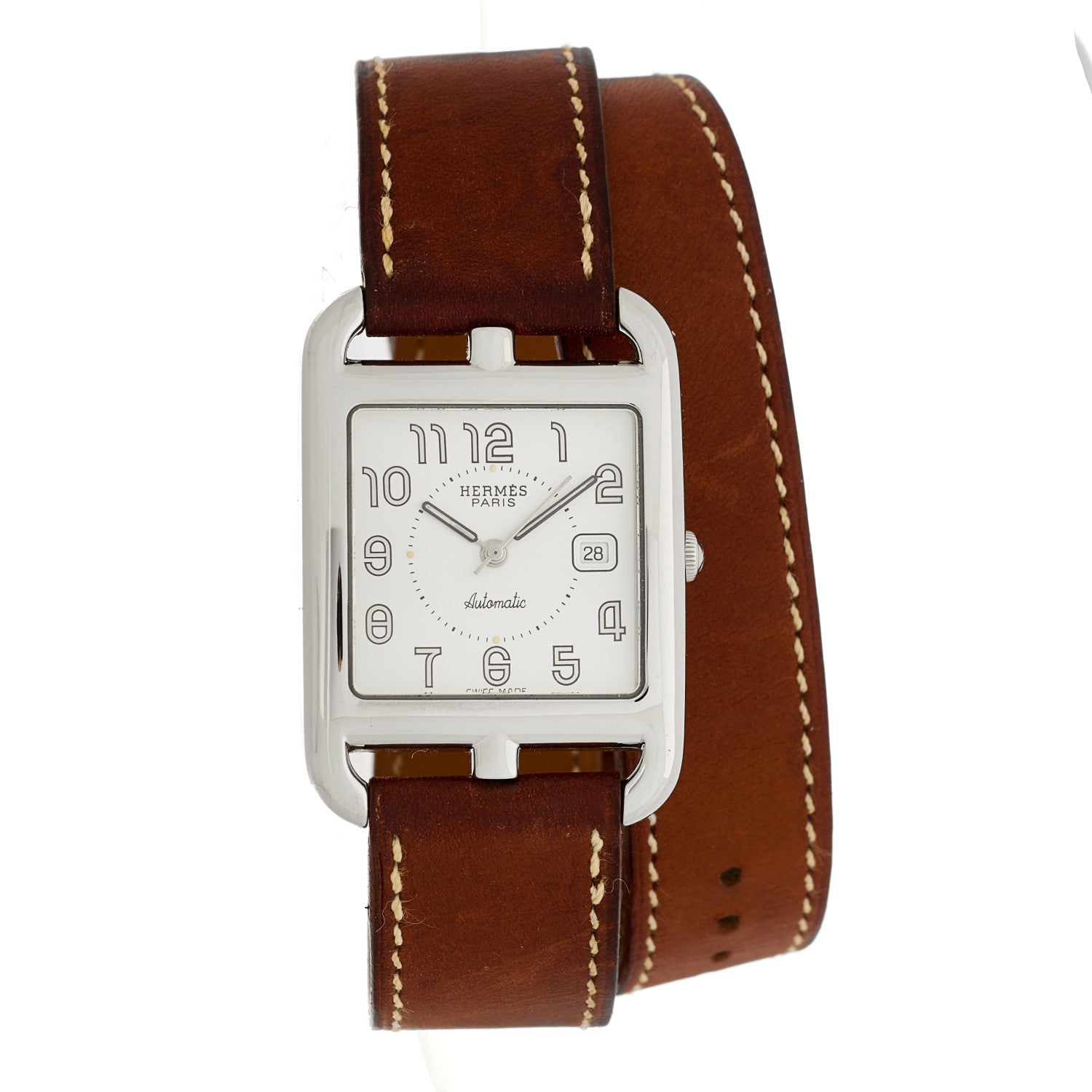 Stainless Steel Barenia 29mm Cape Cod Double Tour Automatic Watch Fauve