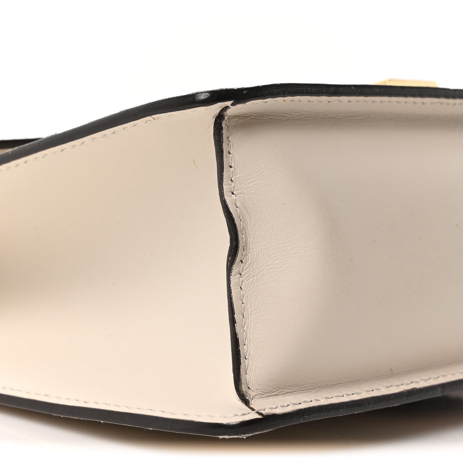 Calfskin Small Sylvie Shoulder Bag Off White