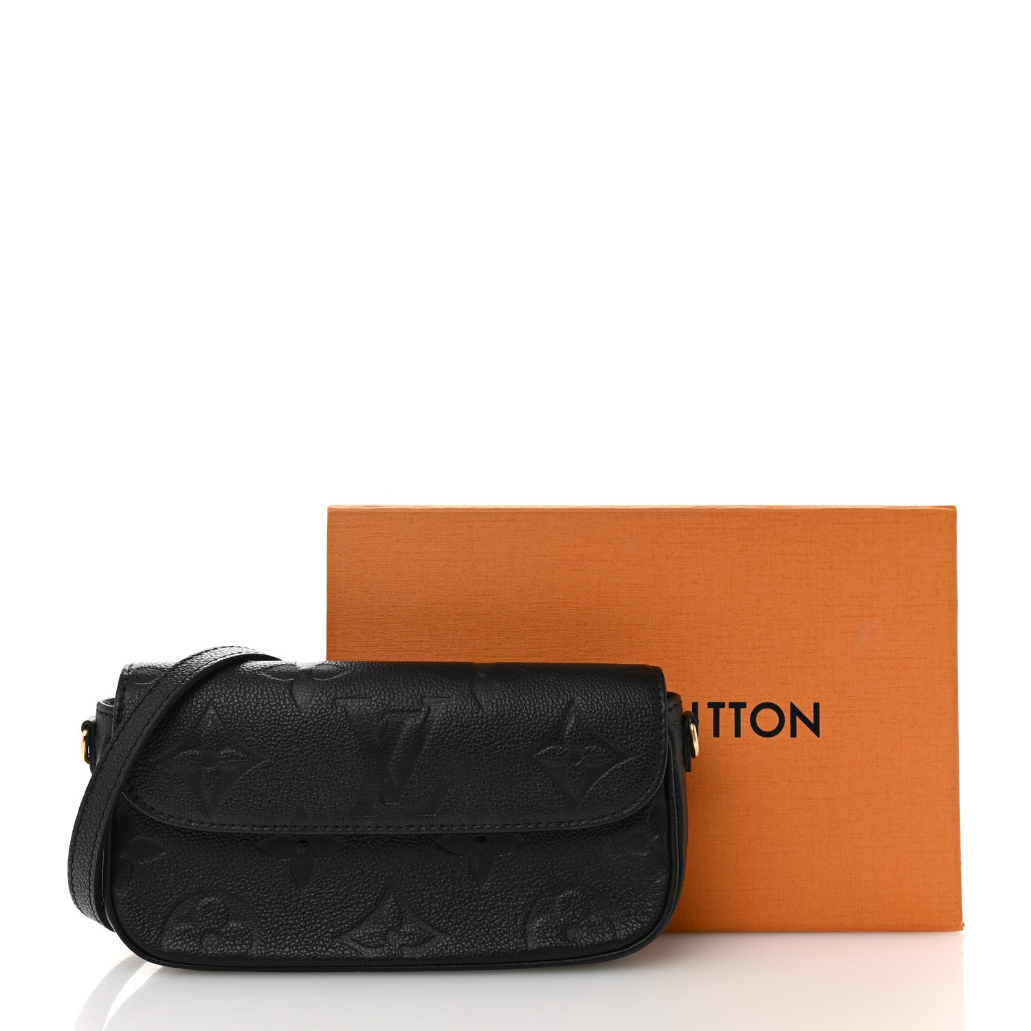Empreinte Monogram Giant Ivy Wallet On Chain Black