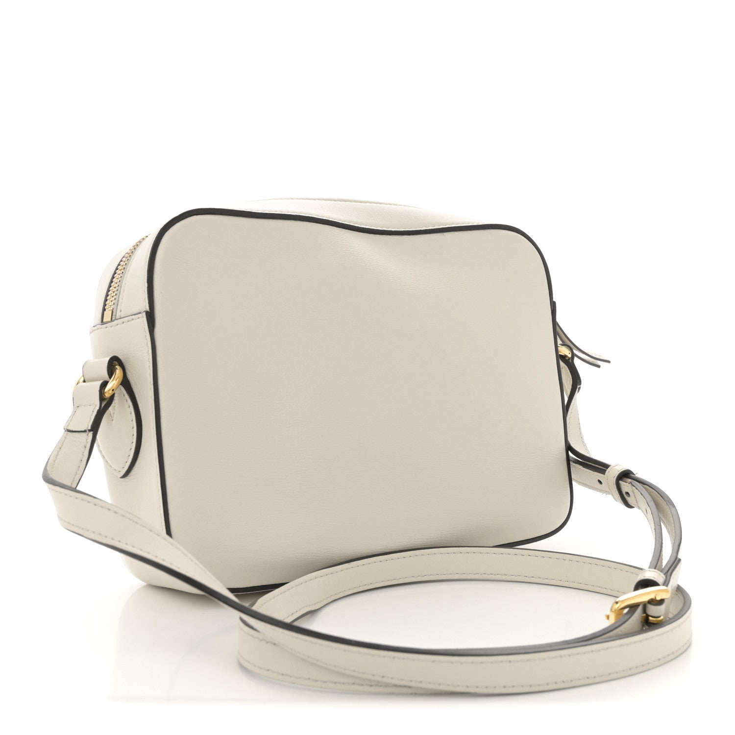 Azalea Calfskin Small Horsebit 1955 Shoulder Bag Mystic White