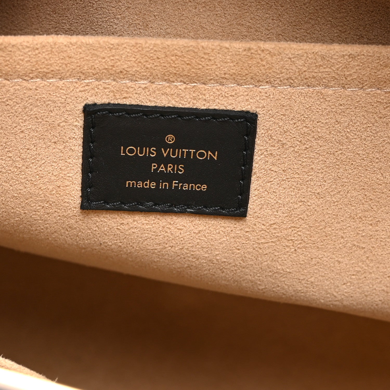 Calfskin Monogram On My Side MM Laurier Green Toffee Latte Beige
