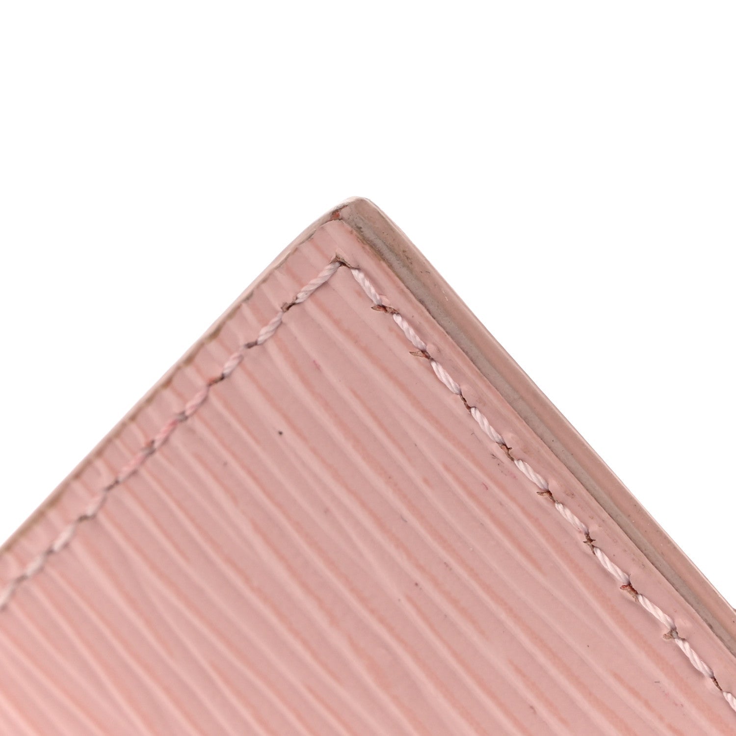 Epi Felicie Chain Wallet Zippered Insert Rose Ballerine