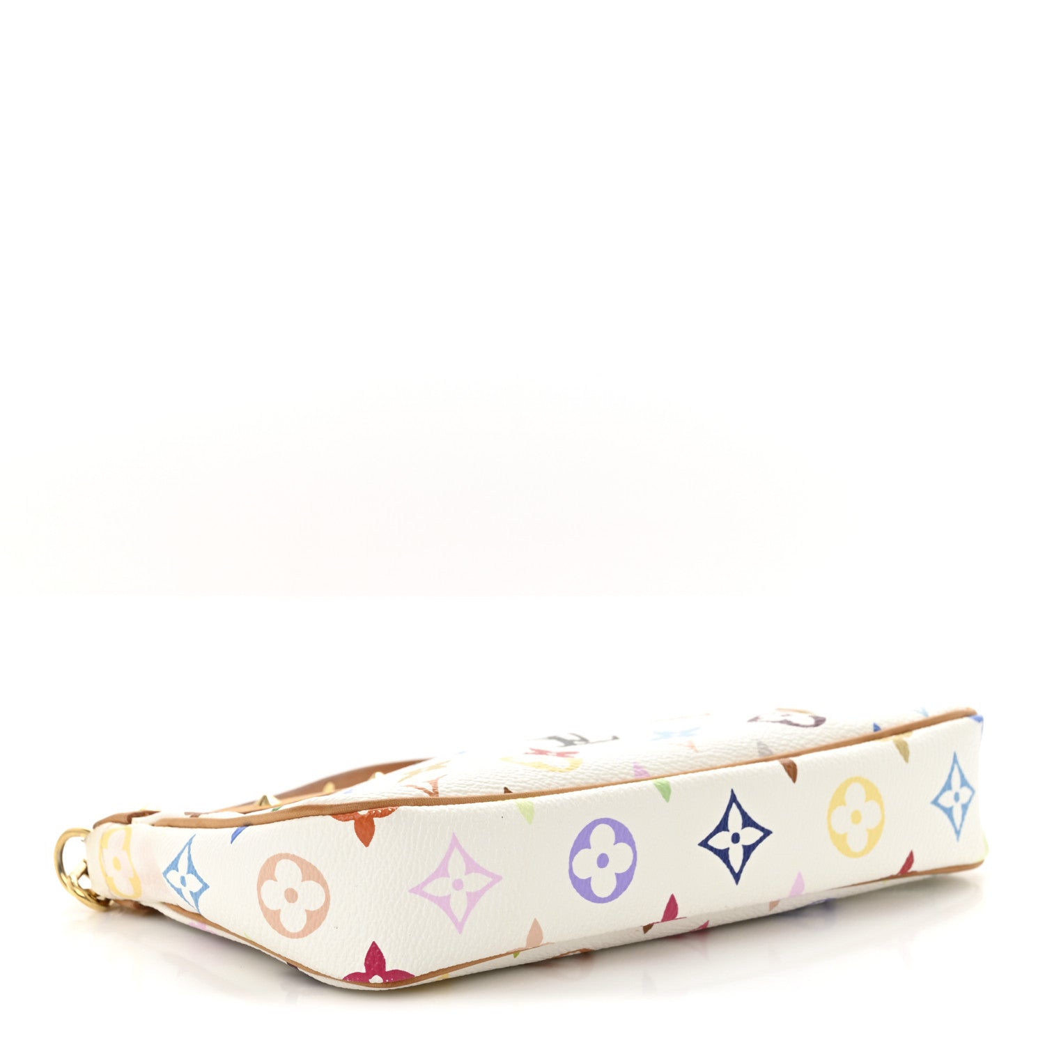 Monogram Multicolor Pochette Accessories White