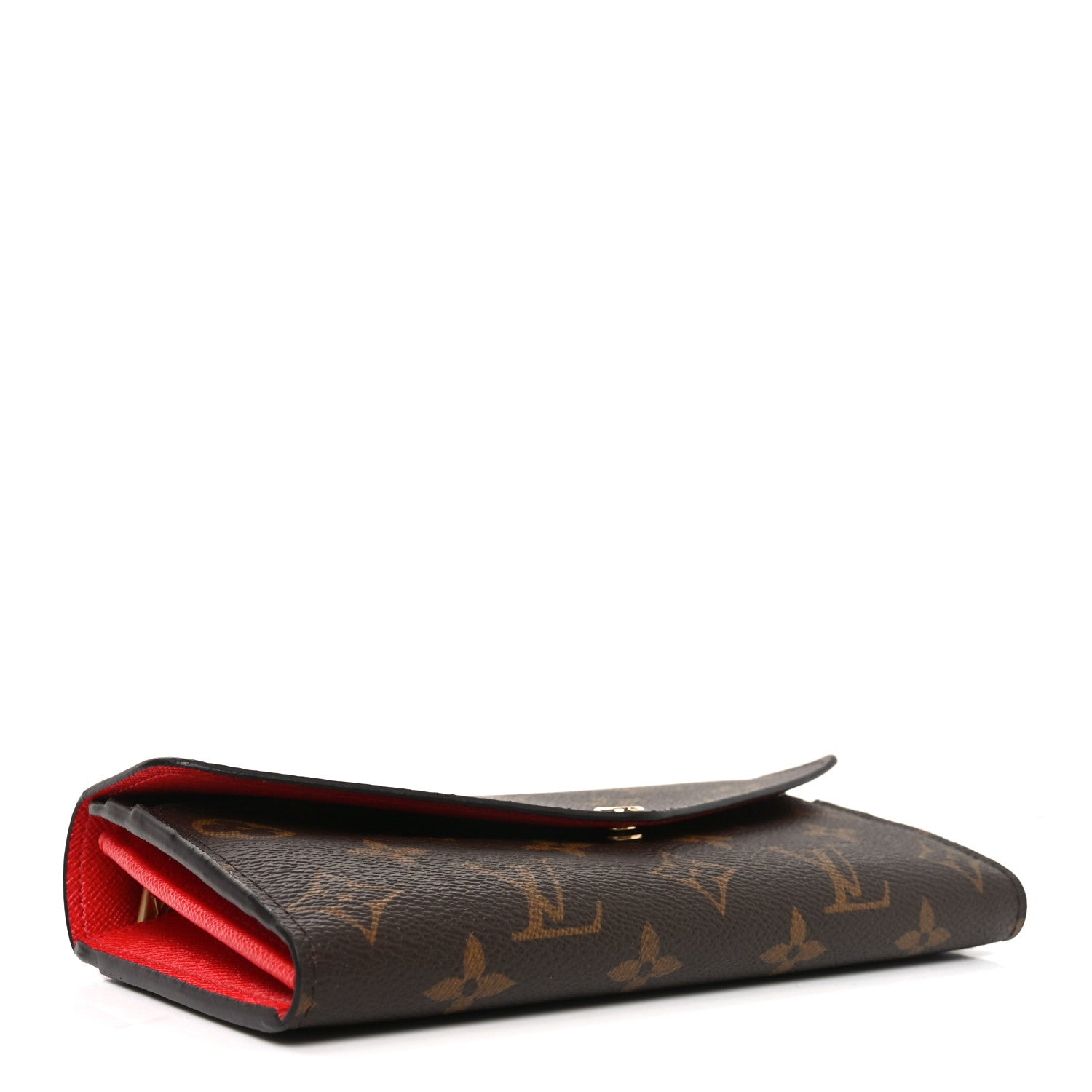 Monogram Sarah Wallet NM Coquelicot
