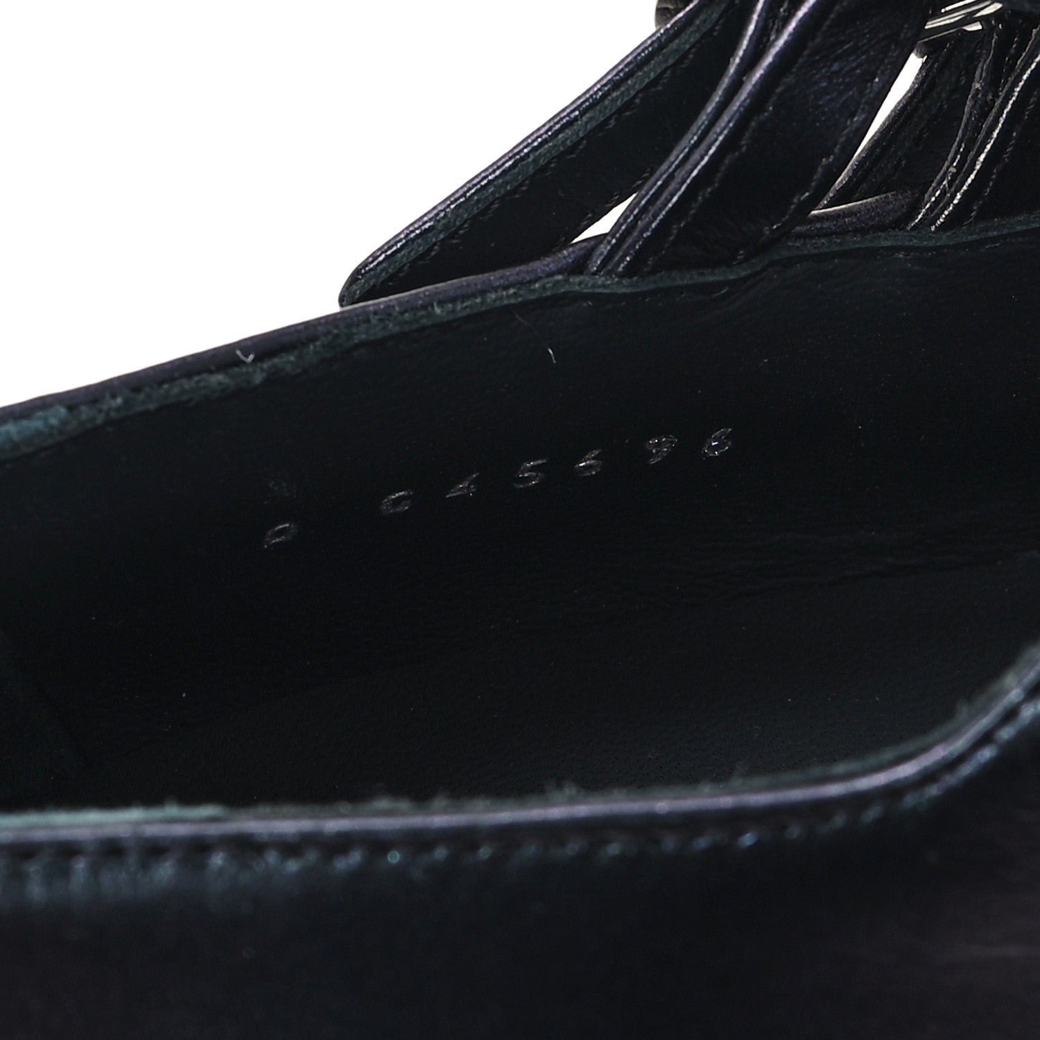 Iridescent Lambskin Grosgrain Pearl Mary Jane Pumps 38 Black