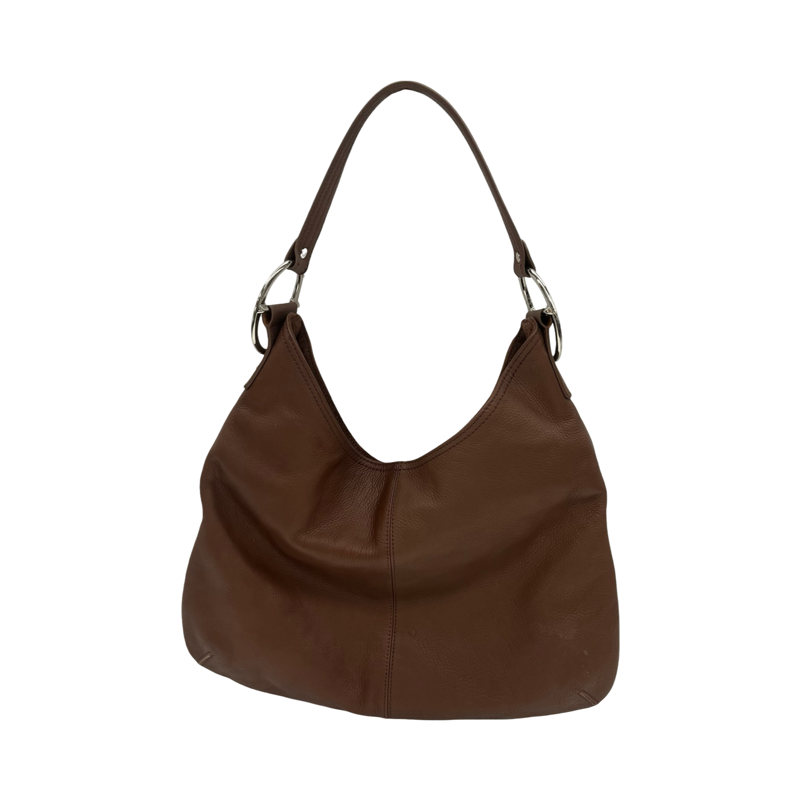 Handbag Leather By Alfani In Brown, Size:Medium