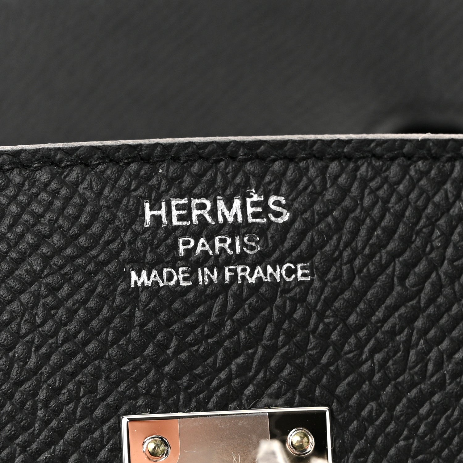 Epsom Birkin Sellier 25 Black