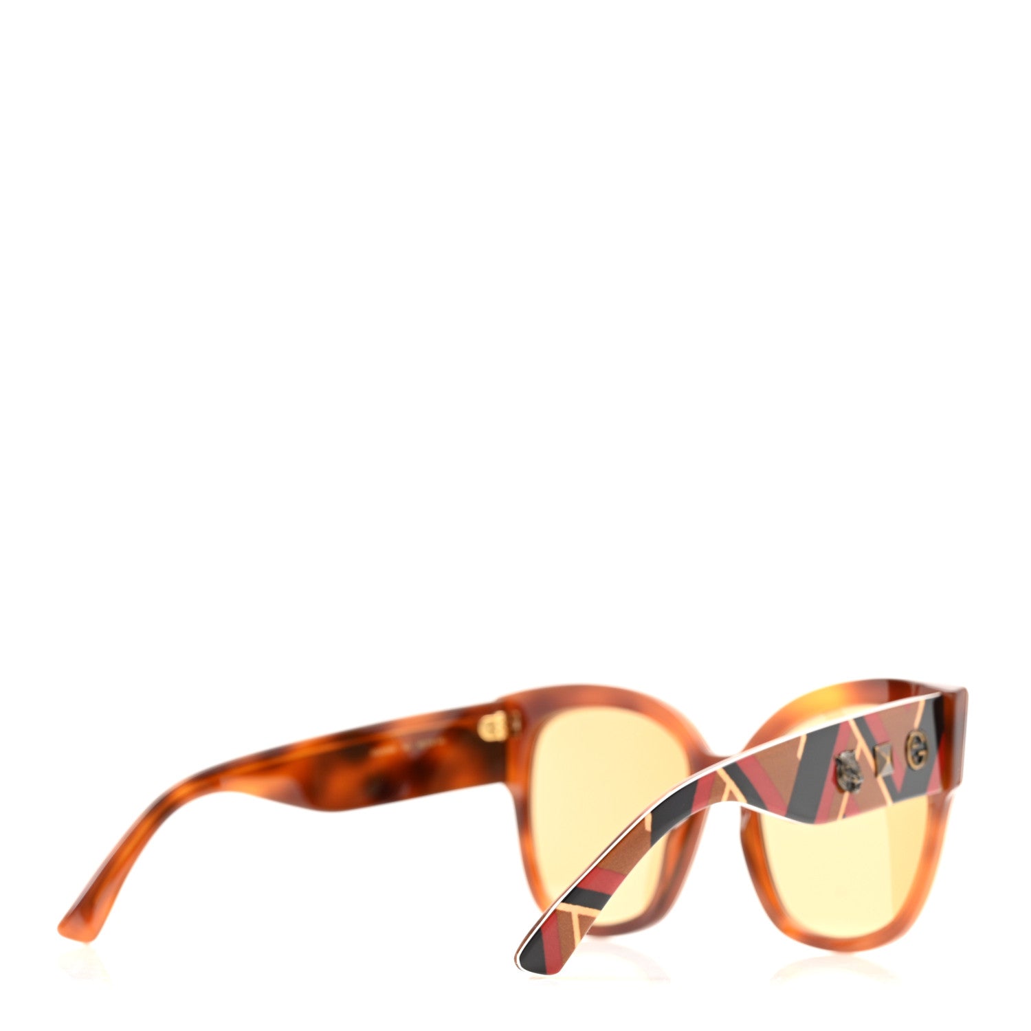Acetate Square Frame Sunglasses GG0059S Multicolor