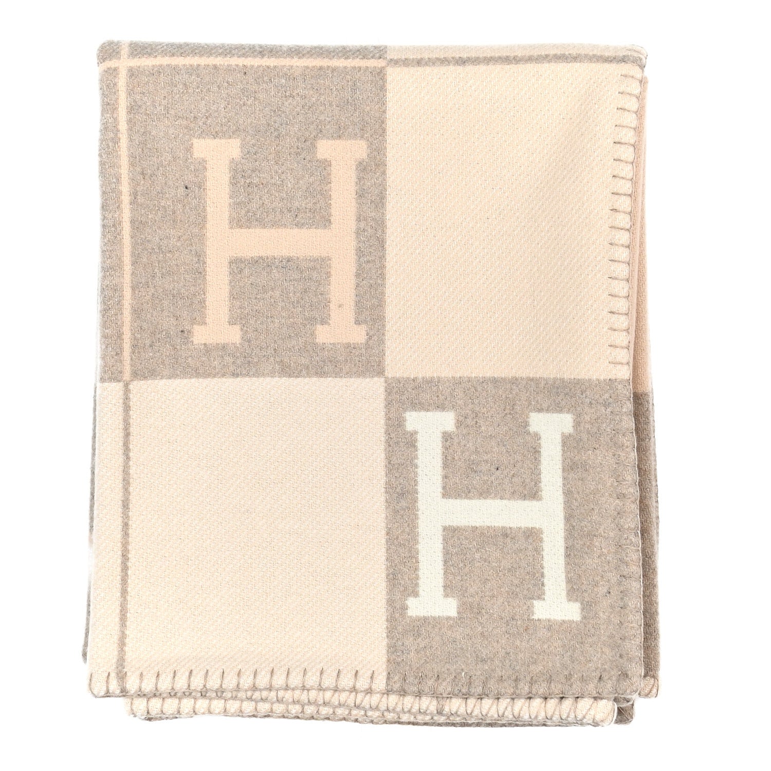 Wool Cashmere Avalon III Blanket Coco Camomille