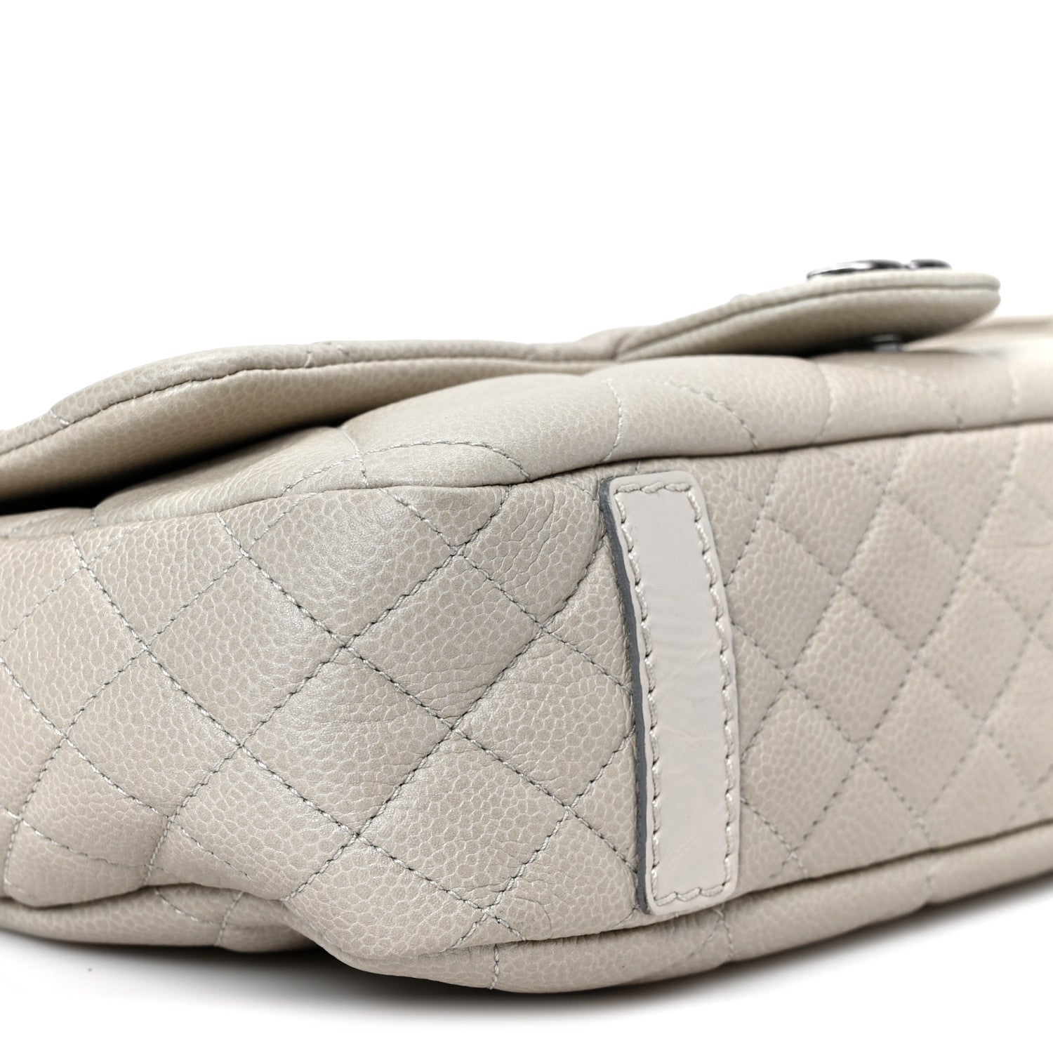 Caviar Quilted Coco Casual Flap Ivory