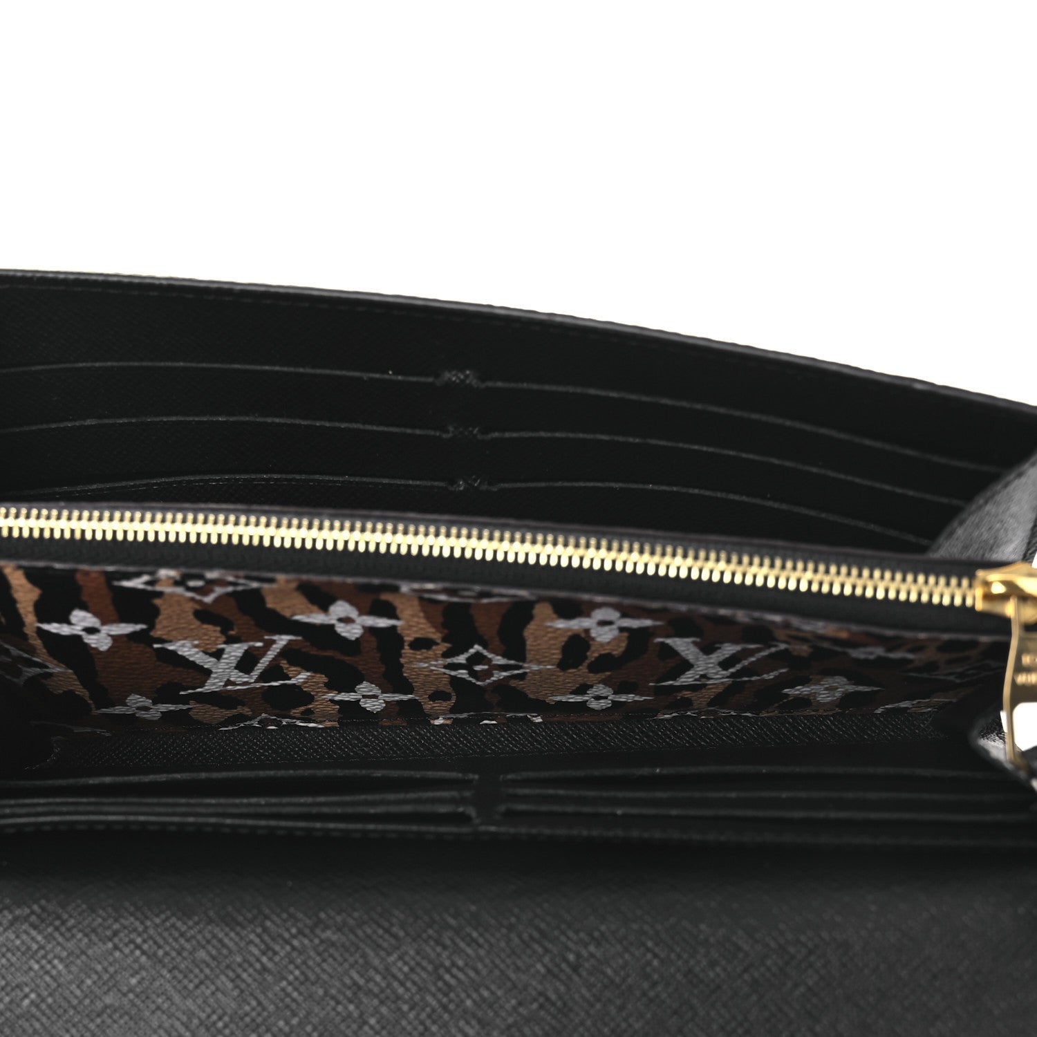 Monogram Giant Jungle Sarah Wallet Black