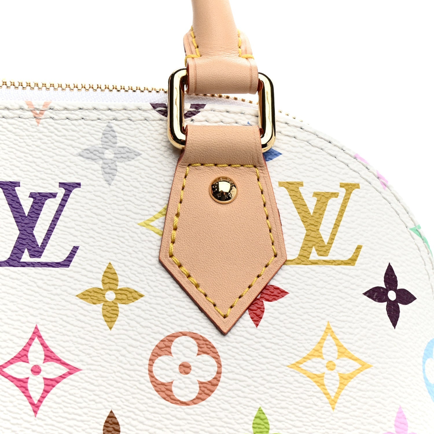 LV x TM Monogram Multicolor Alma BB White
